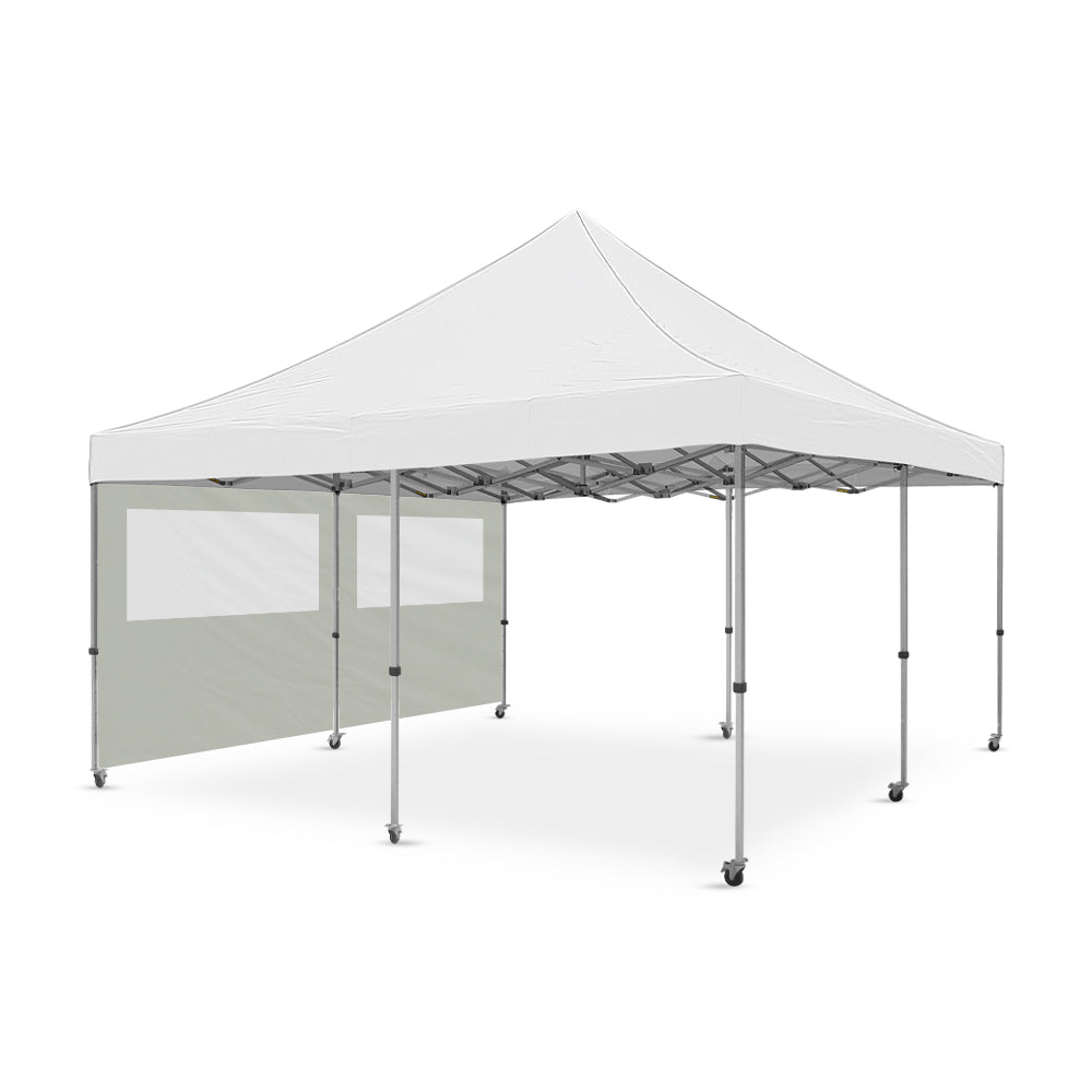 16' Canopy PVC Window Wall Gray