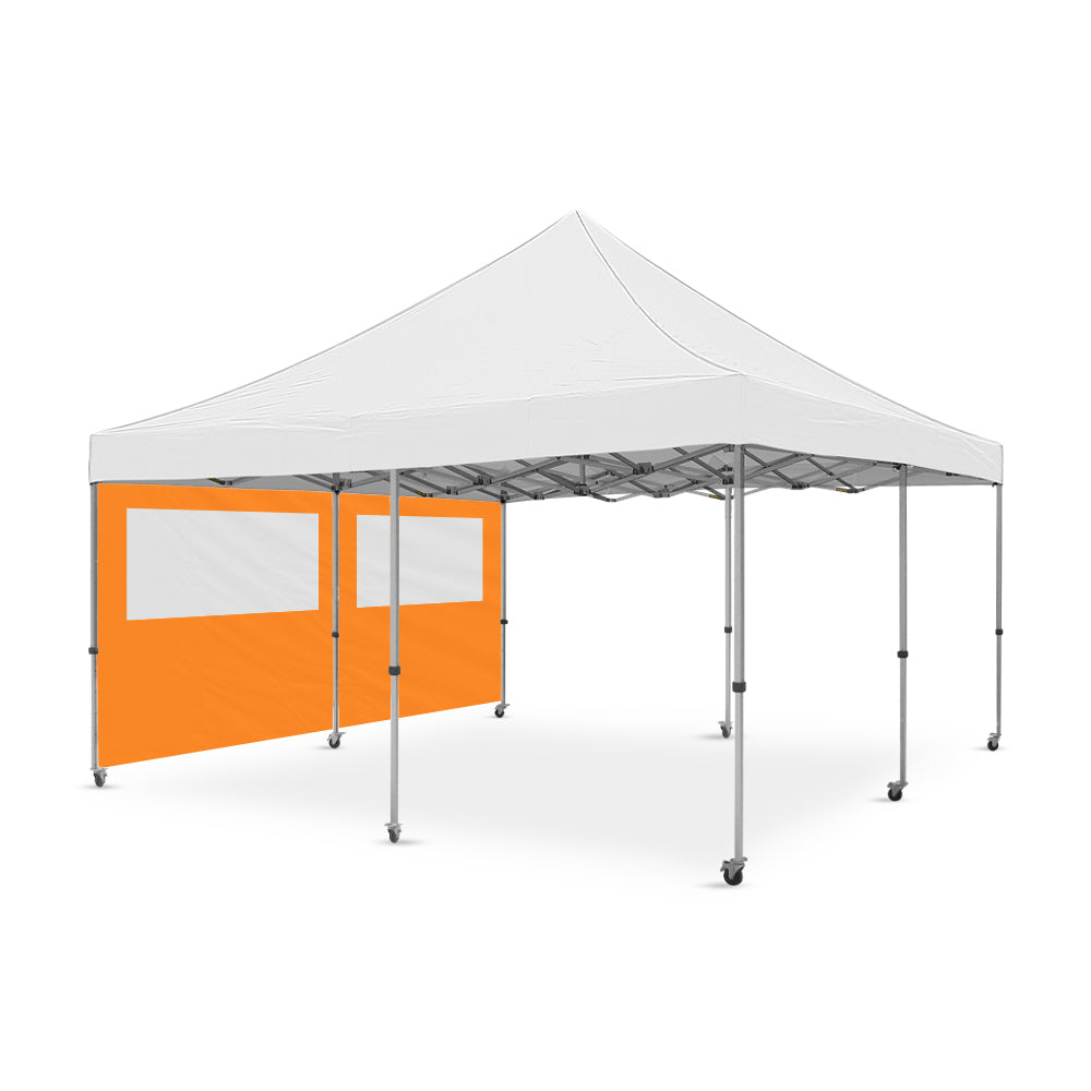 16' Canopy PVC Window Wall Orange