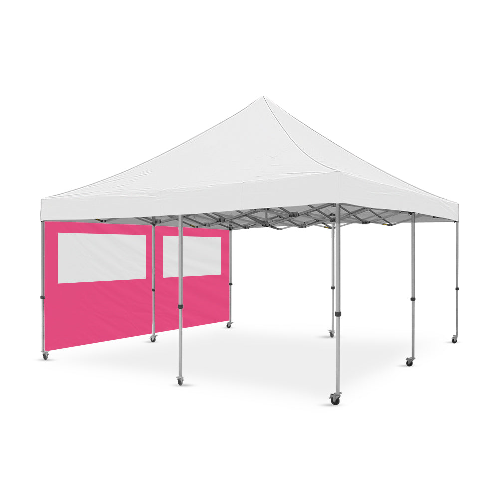 16' Canopy PVC Window Wall Pink