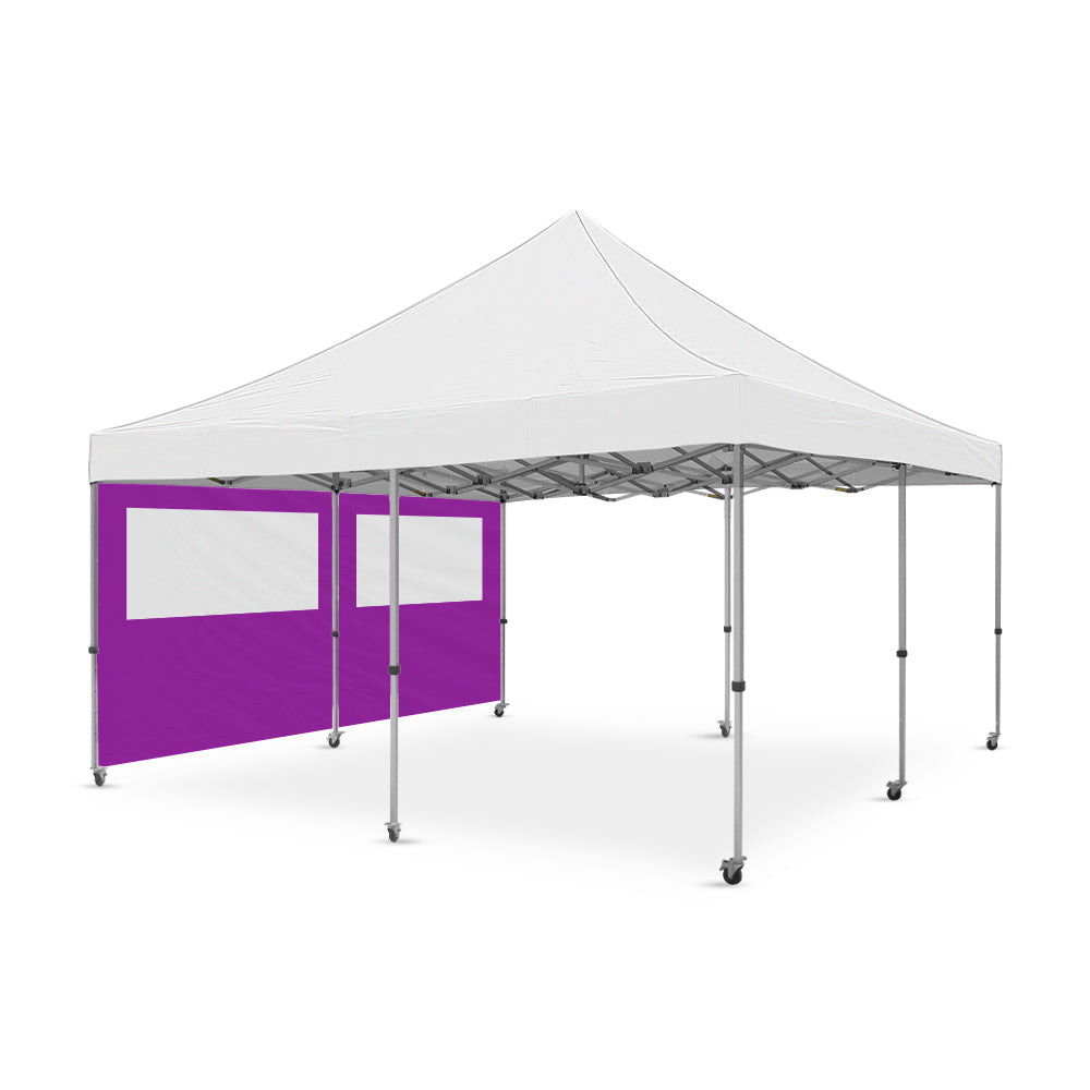 16' Canopy PVC Window Wall Purple