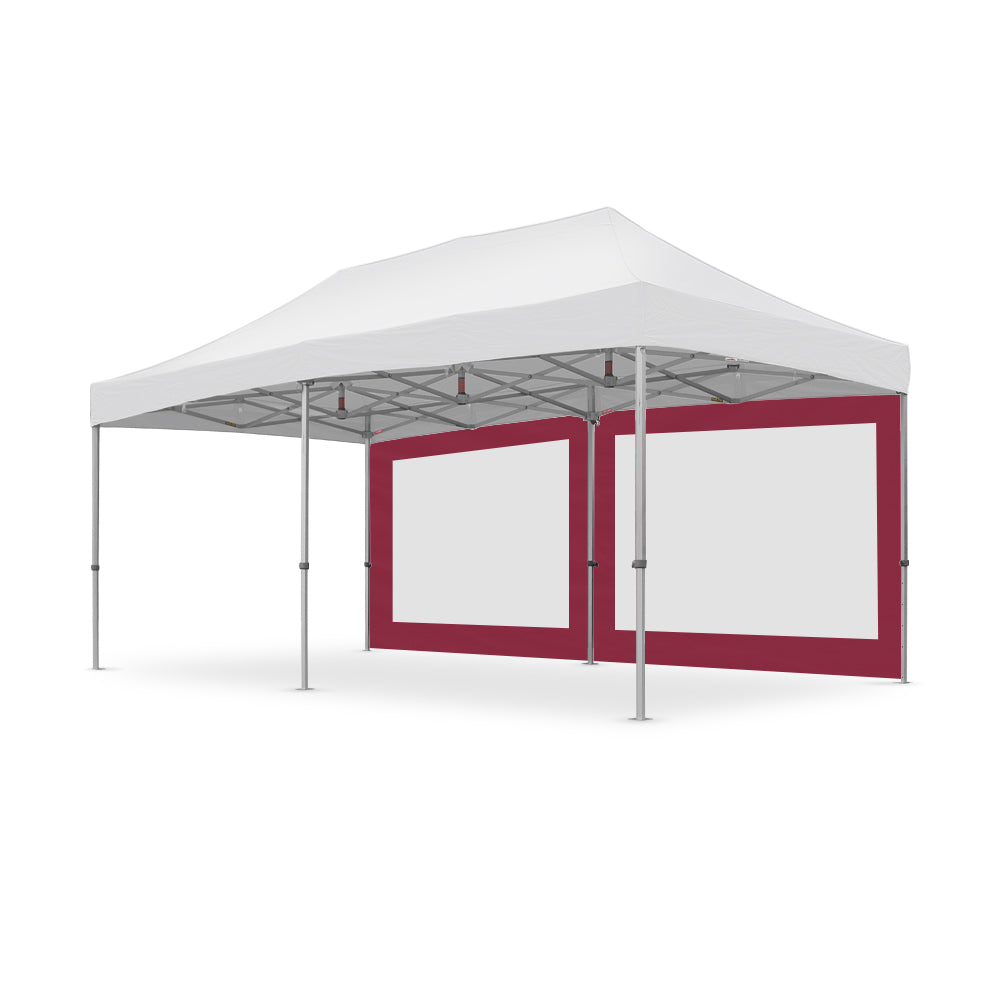 6m Canopy PVC Window Wall in Maroon - Extreme Canopy