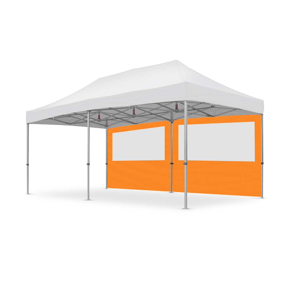 6m Canopy PVC Window Wall in Orange - Extreme Canopy