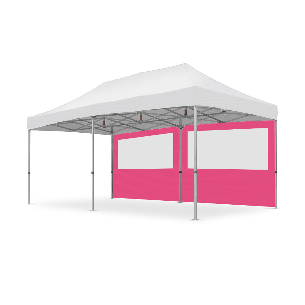 6m Canopy PVC Window Wall in Pink - Extreme Canopy