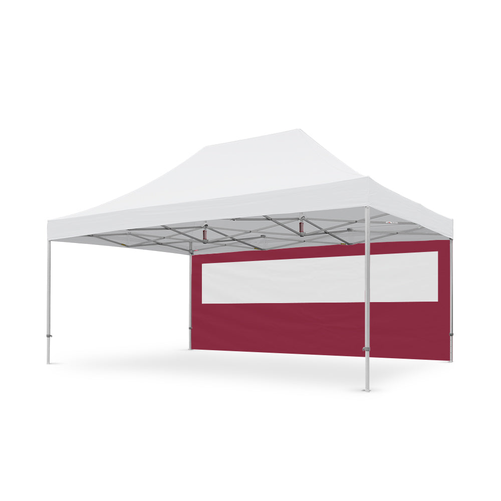 6m Tec Canopy PVC Window Wall in Maroon - Extreme Canopy