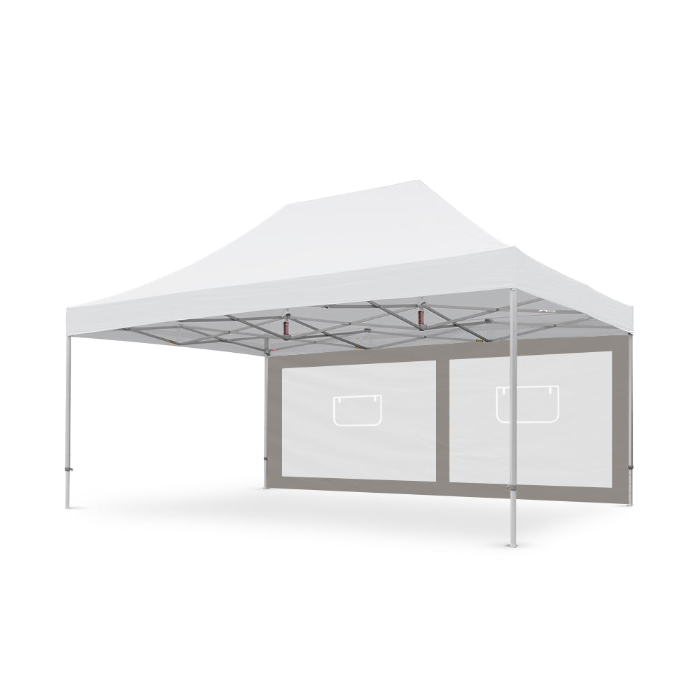6m Tec Canopy Service Window Wall in Fossil - Extreme Canopy