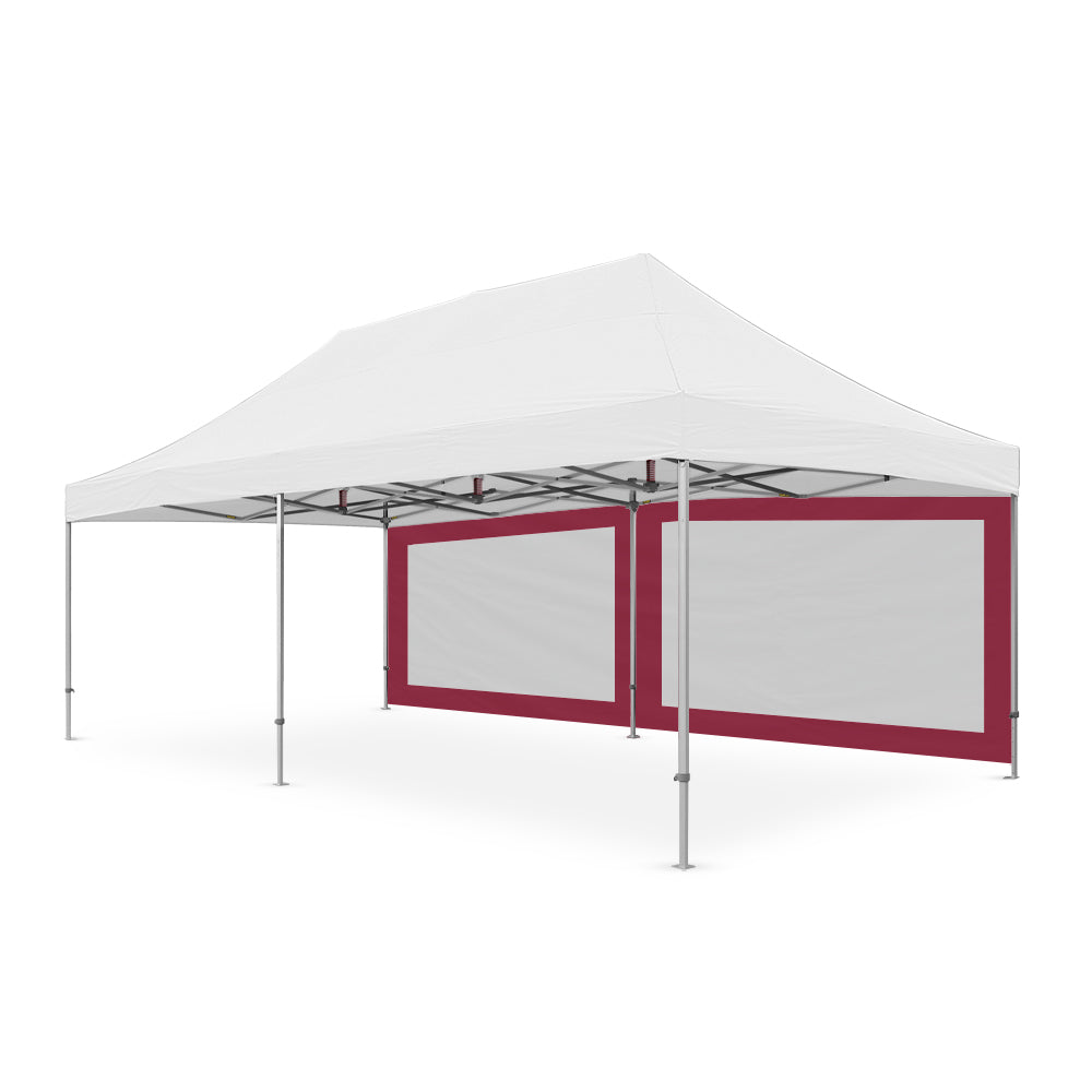 8m Canopy Mesh Window Wall in Maroon - Extreme Canopy