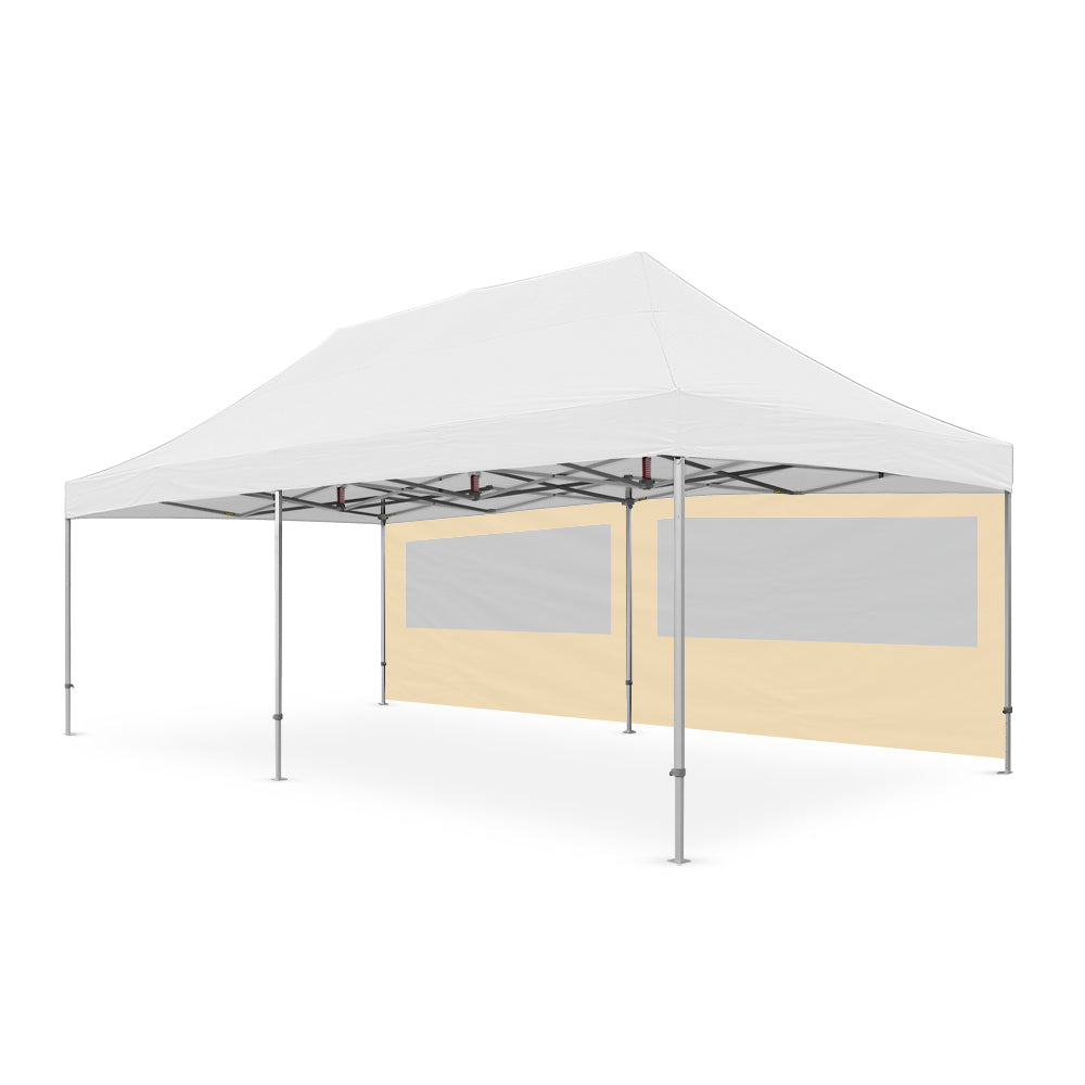 8m Canopy PVC Window Wall in Cream - Extreme Canopy