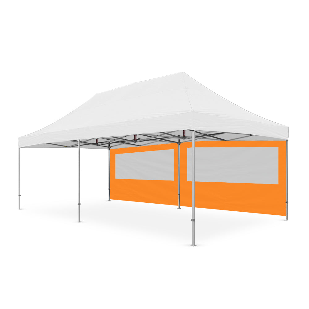 8m Canopy PVC Window Wall in Orange - Extreme Canopy