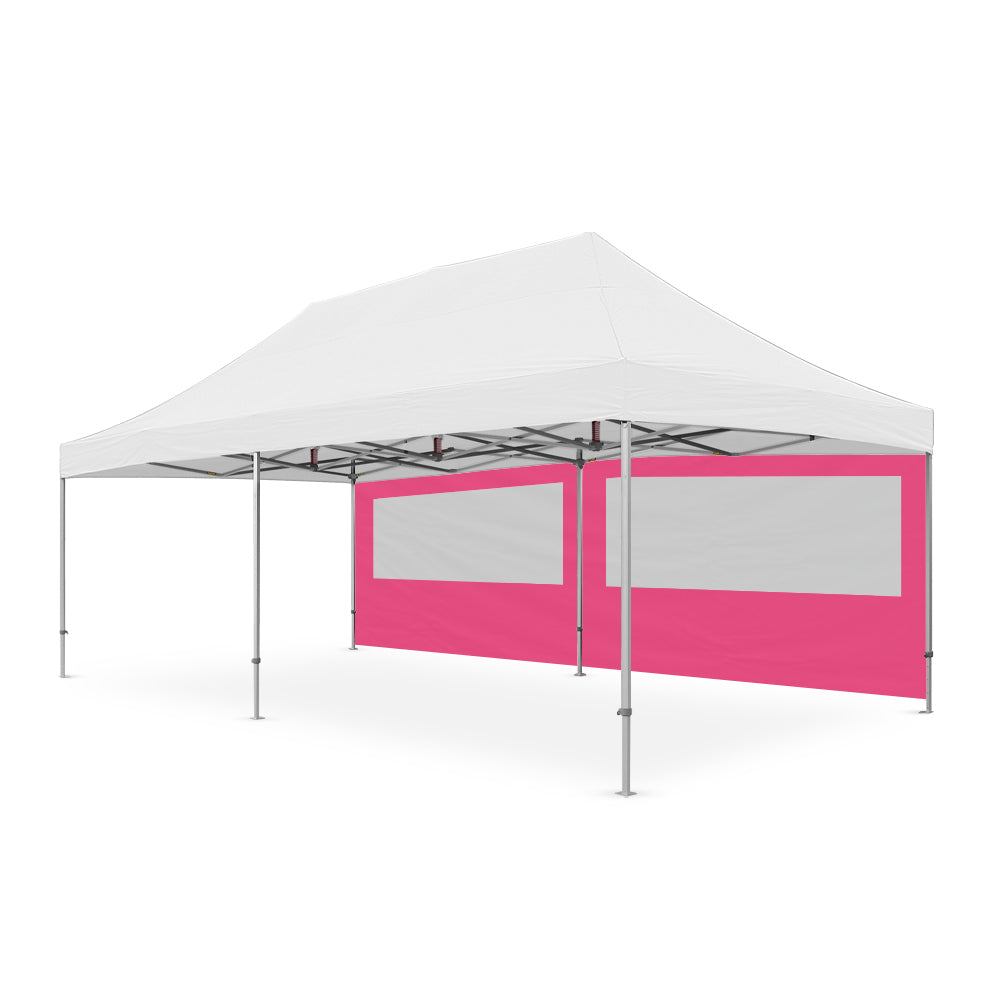 8m Canopy PVC Window Wall in Pink - Extreme Canopy