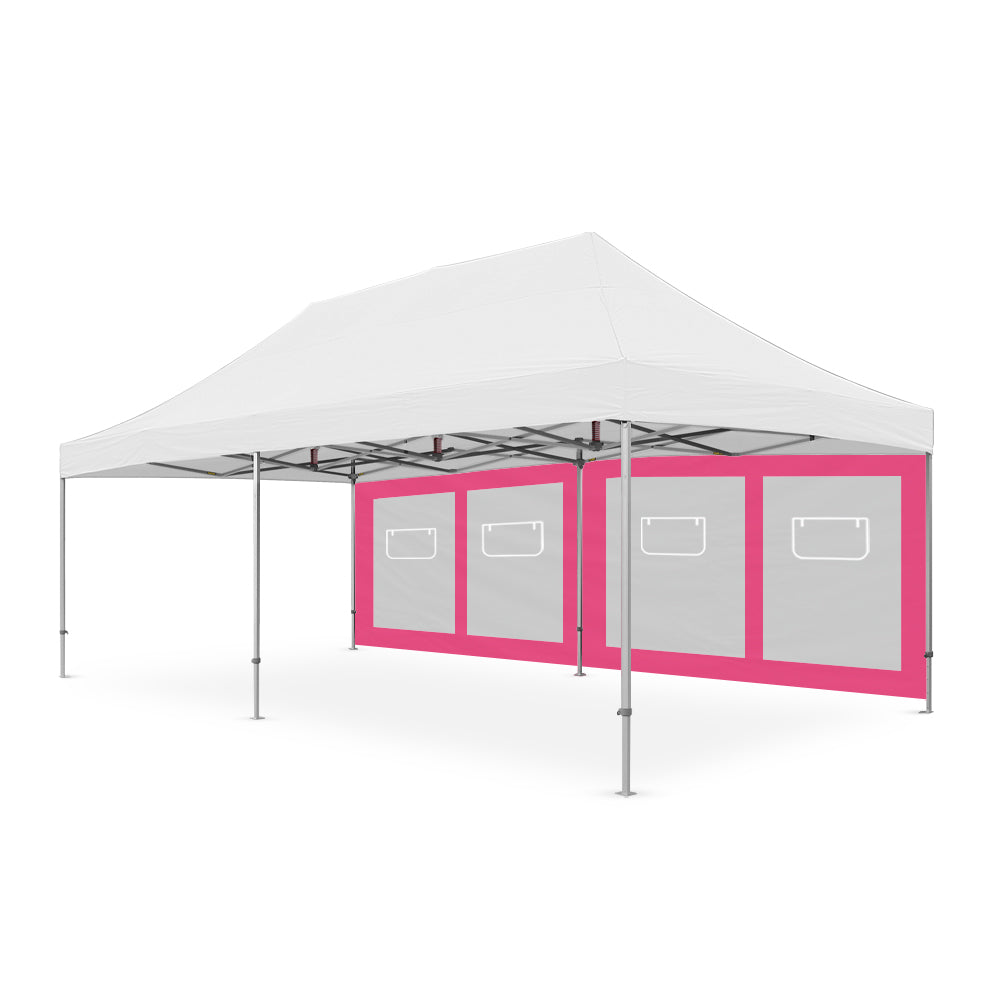 8m Canopy Service Window Wall in Pink - Extreme Canopy