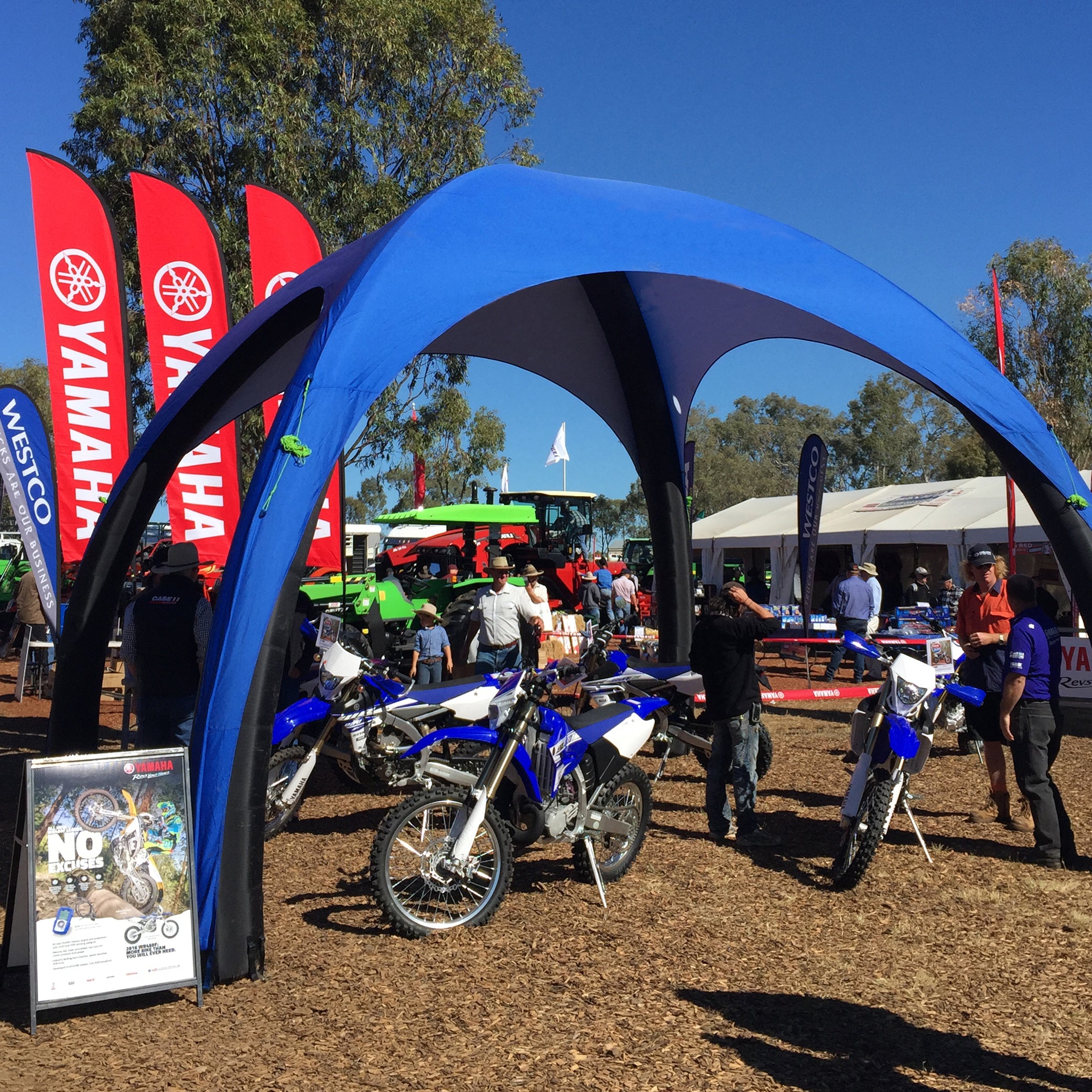 Alpha High Pressure Inflatable Set up for Event Extreme Canopy