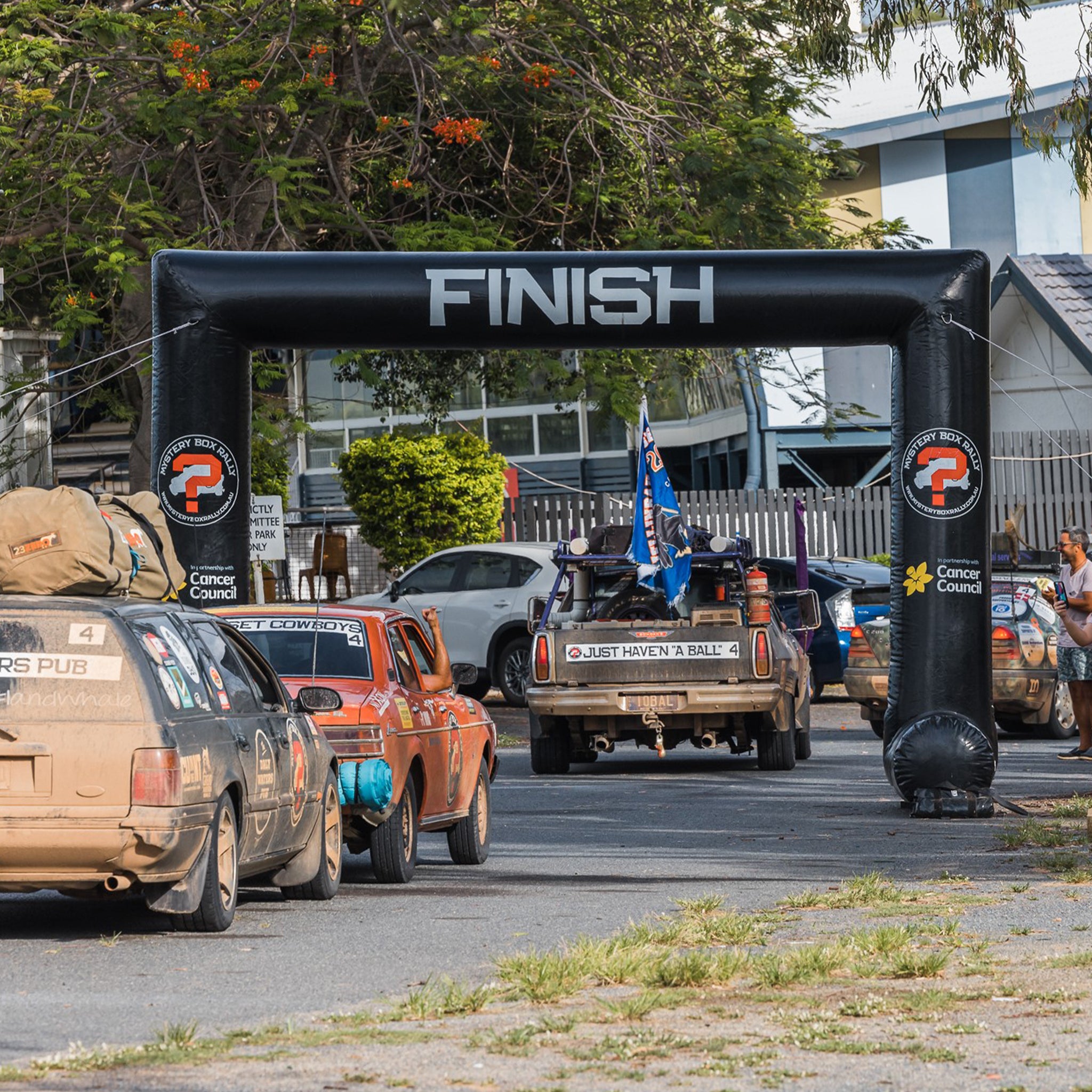 13' Custom Printed Inflatable Square Arch Set up