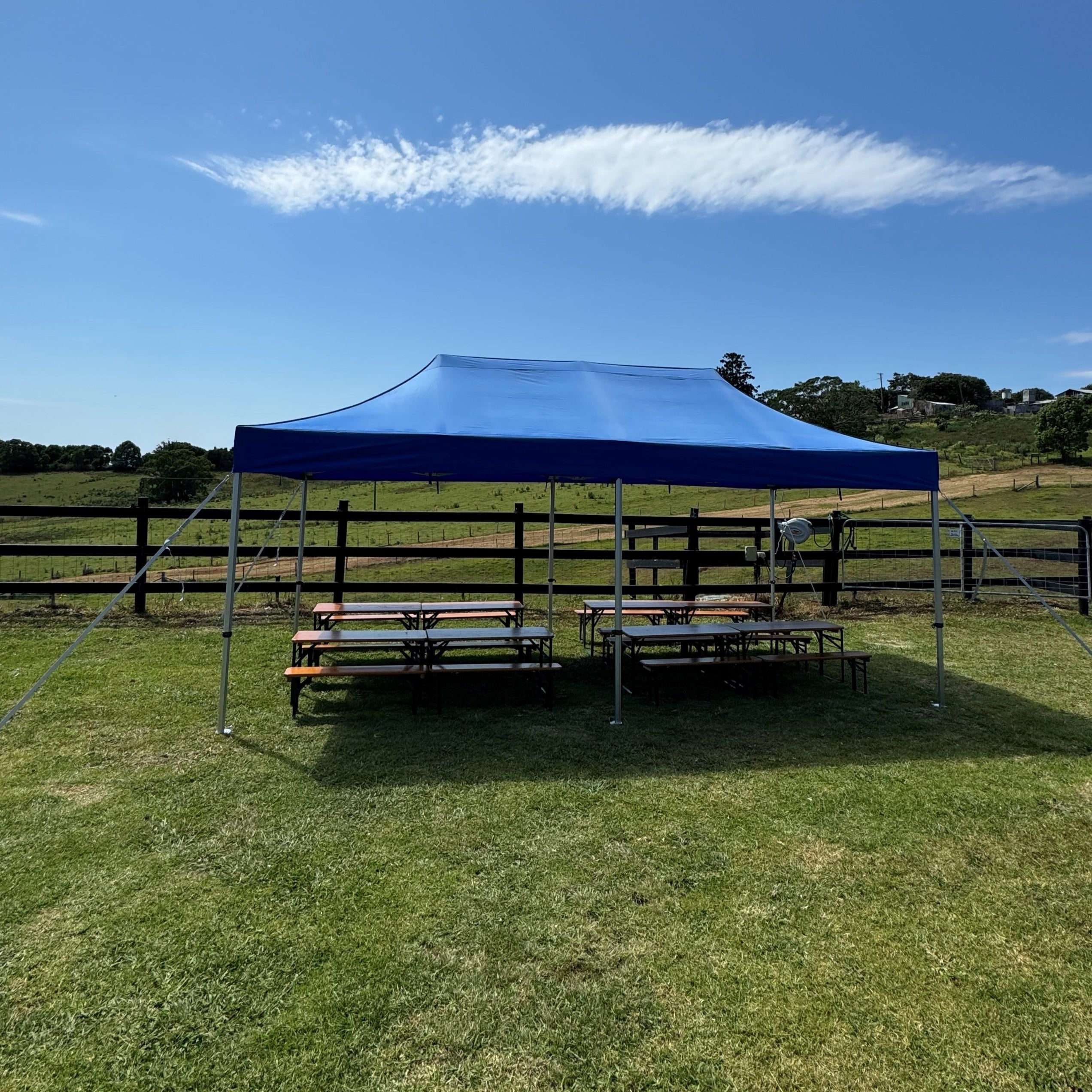 X6 velocity high strength 10x20 canopy tent outdoor set up