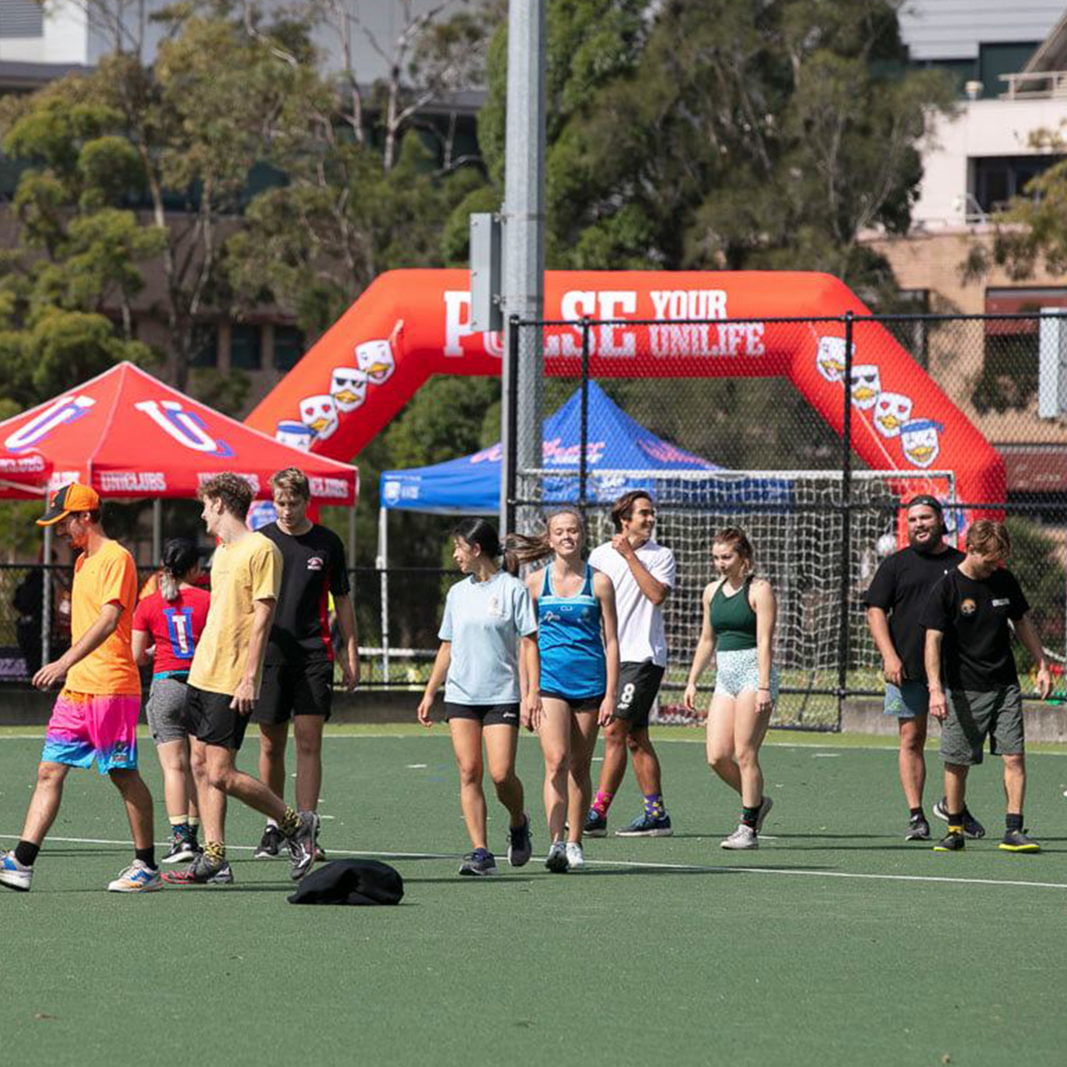 custom printed inflatable chamfer arch - Extreme Canopy