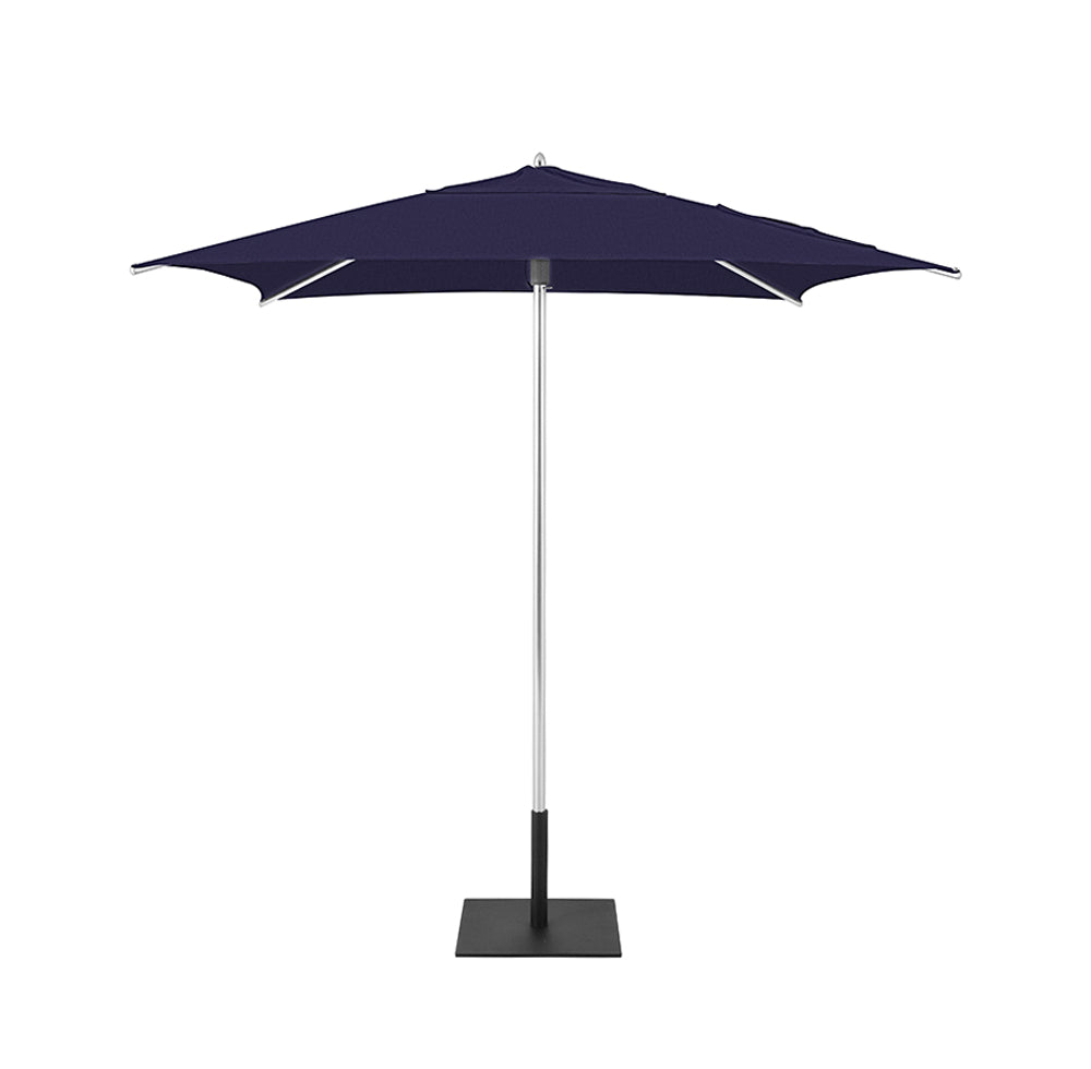 Navy Classic Square Umbrellas with Heavy Duty Aluminium Frame and Base Plate