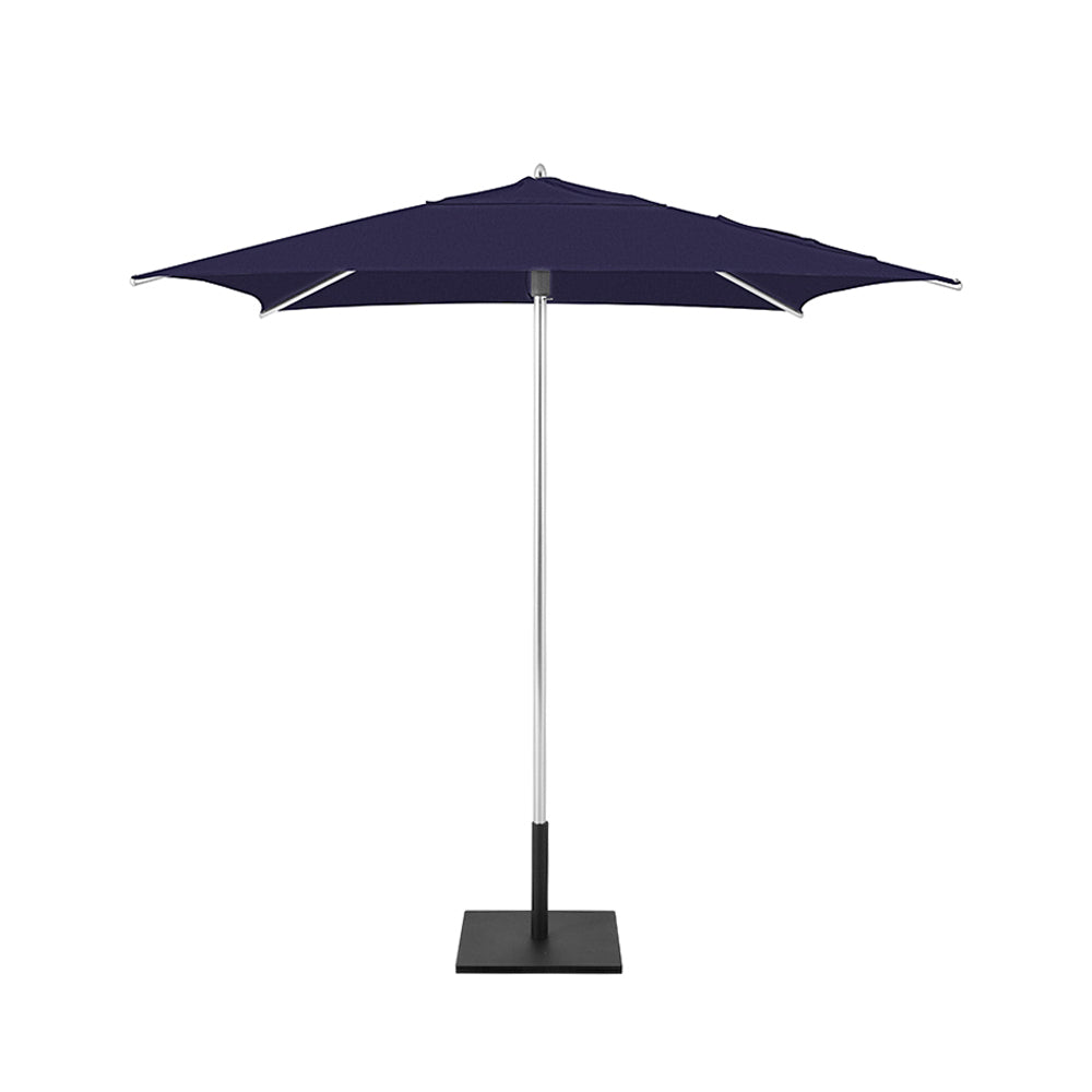 Navy Classic Square Umbrellas with Heavy Duty Aluminium Frame and Base Plate
