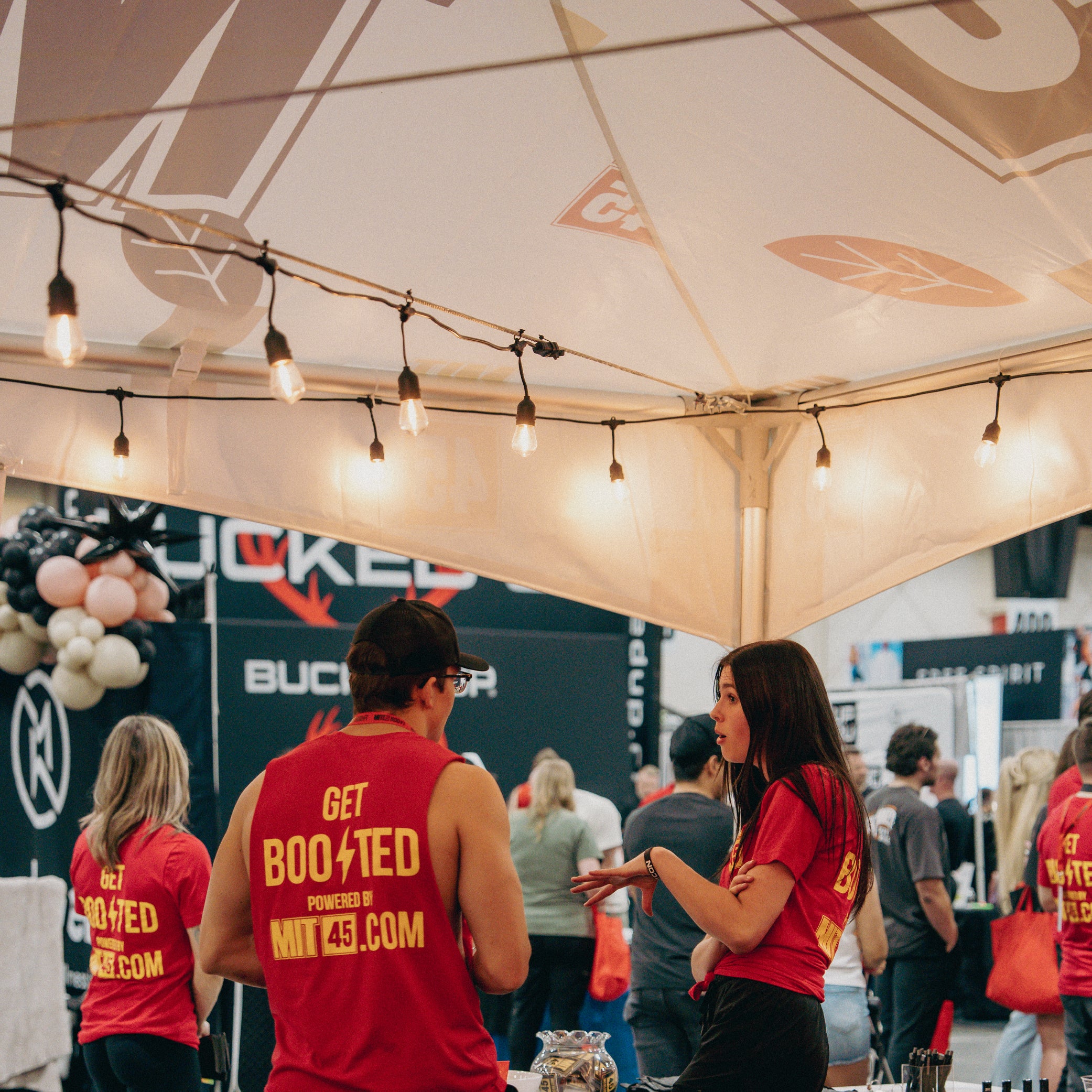 Custom Printed Pinnacle Tent Set up by Extreme Canopy