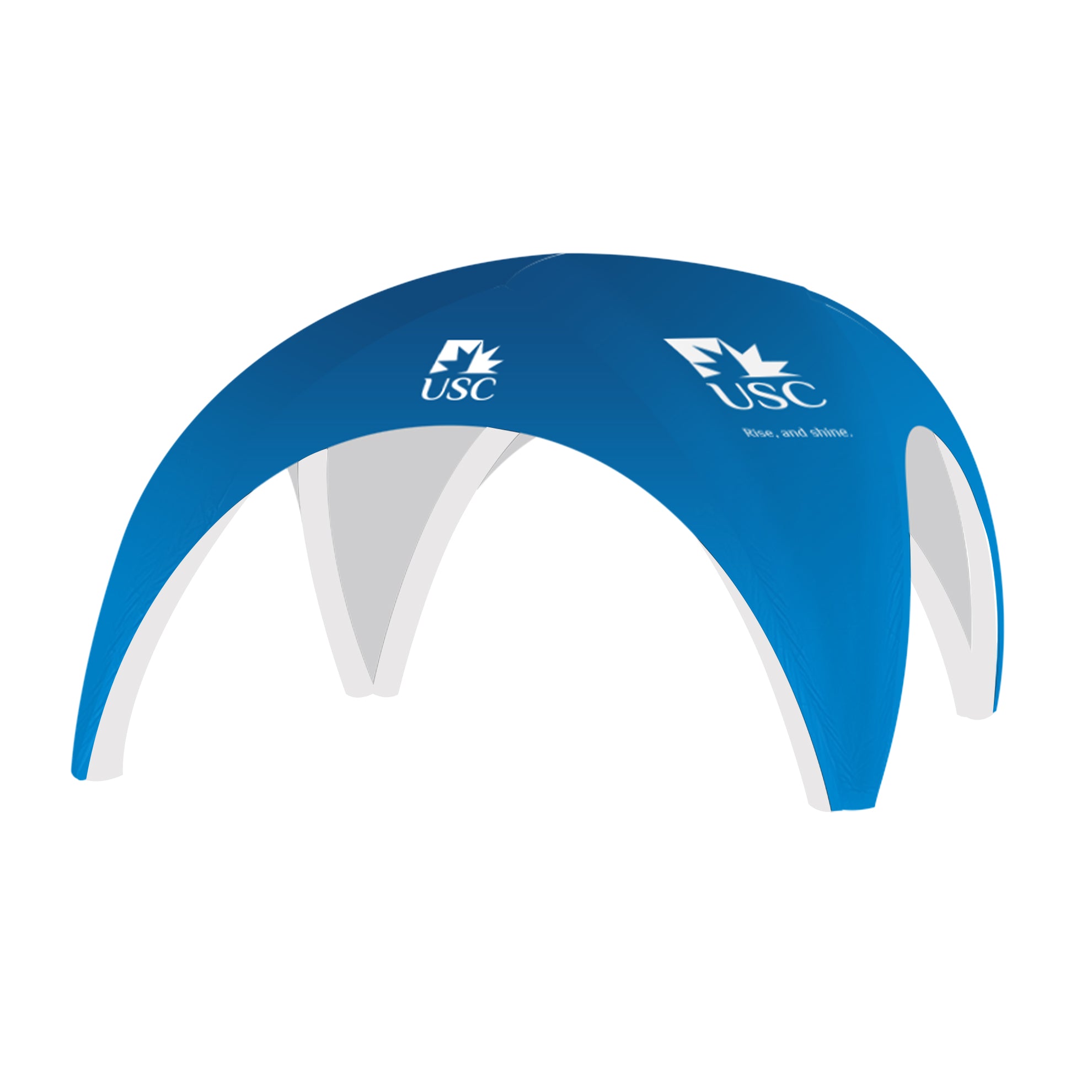 Custom Beta High-Pressure Inflatable Tent with White Frame