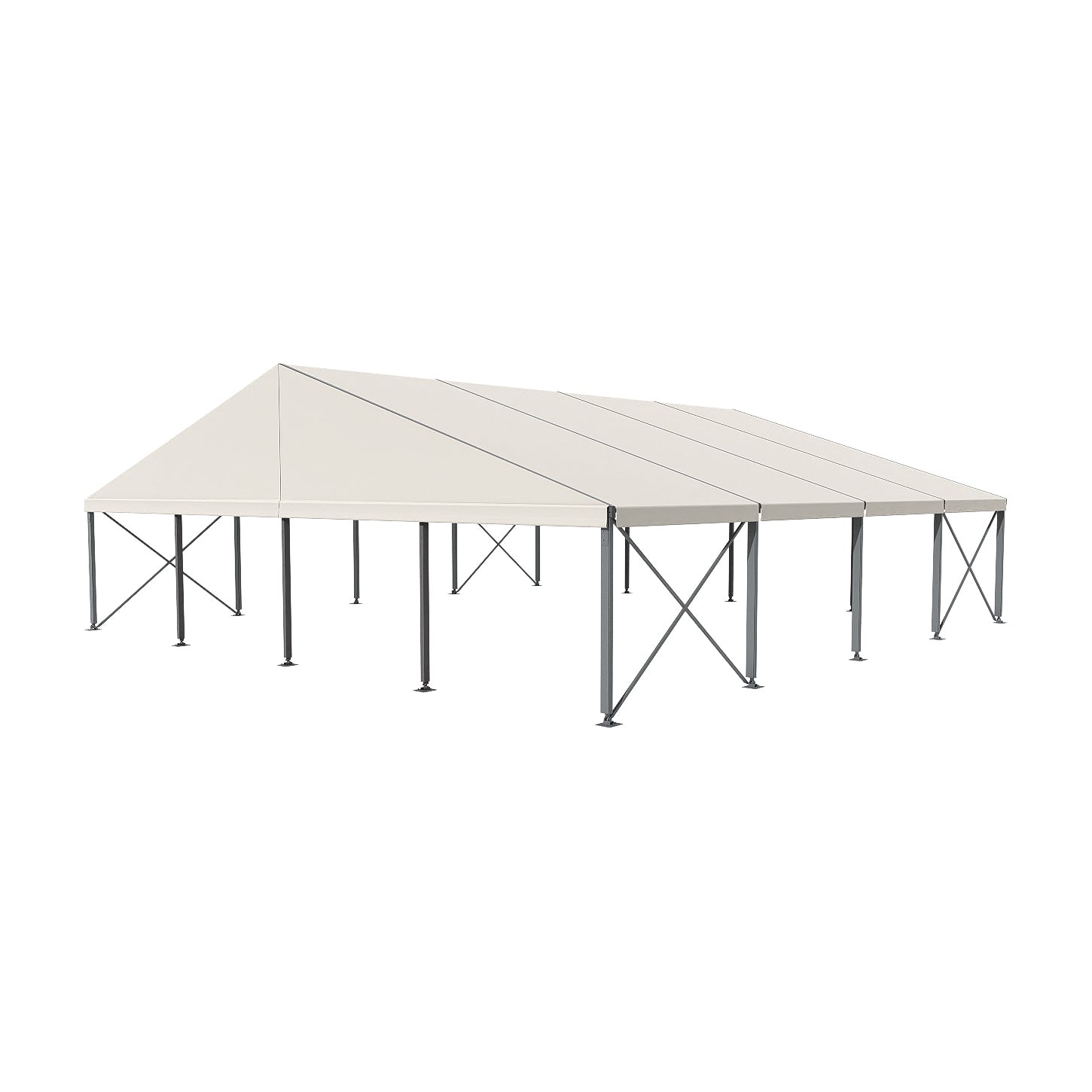 EC Series 203 Crest Tent 66x66 with White Roof