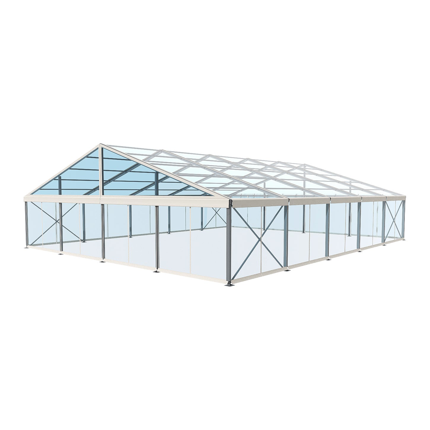 EC Series 203 Crest Tent 66x82 with Clear Roof and Clear Wall