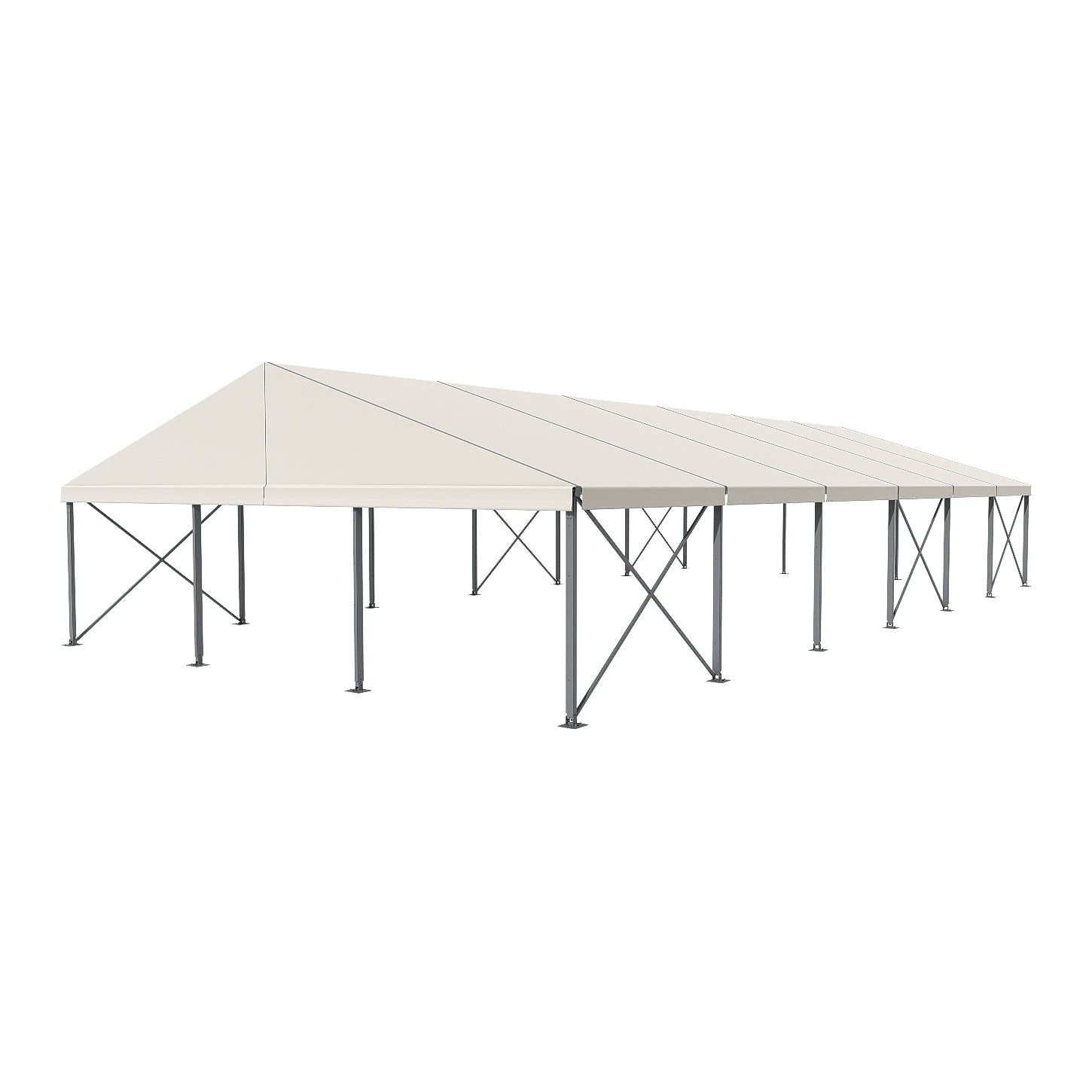 ED Series 166 Crest Tent 50x100 with White Roof