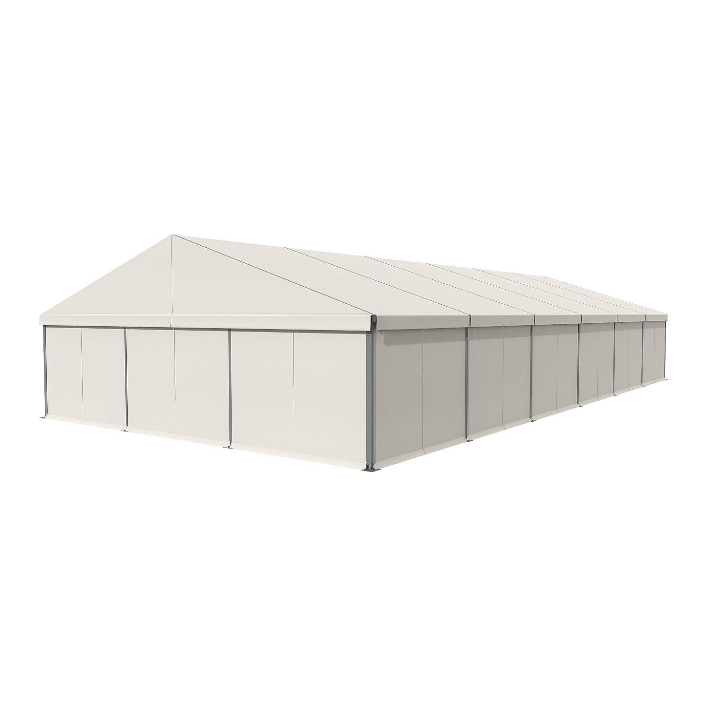 ED Series 166 Crest Tent 50x100 with White Roof with White Wall