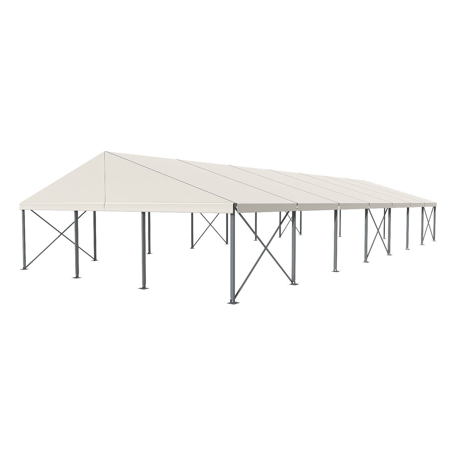 ED Series 166 Crest Tent 50x115 with White Roof