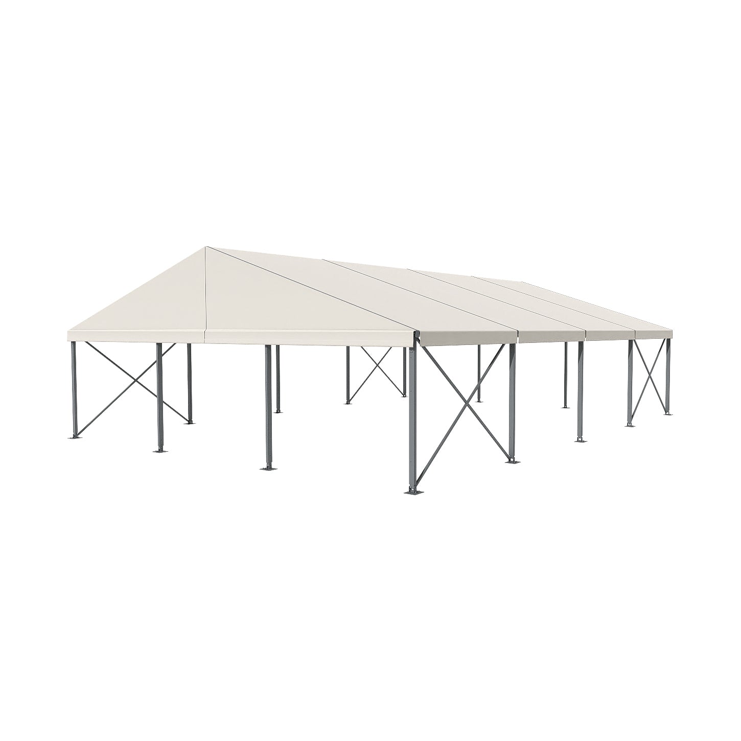 ED Series 166 Crest Tent 50x66 with White Roof