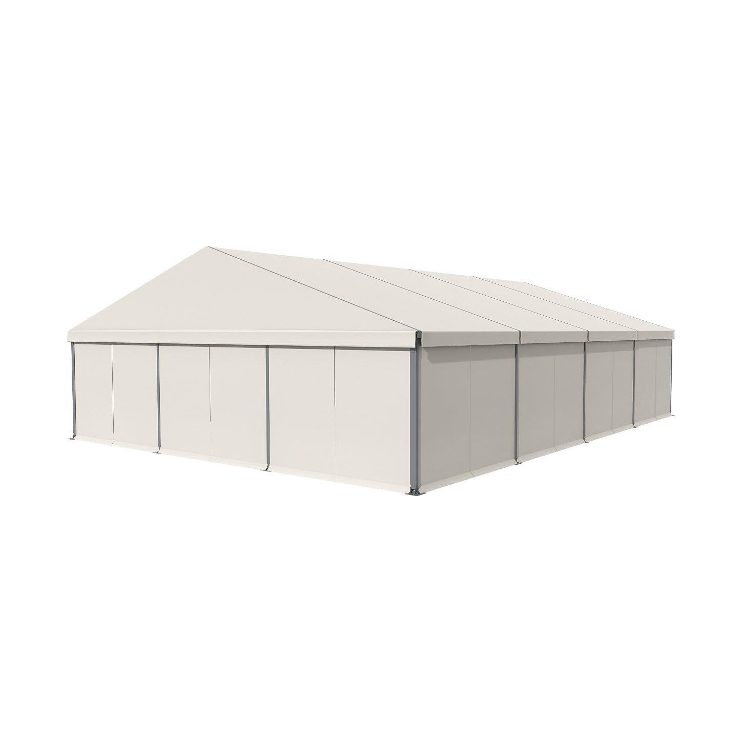ED Series 166 Crest Tent 50x66 with White Roof with White Wall