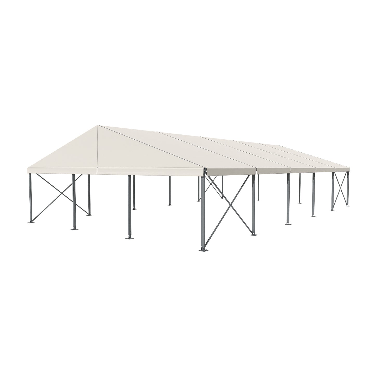 ED Series 166 Crest Tent 50x82 with White Roof