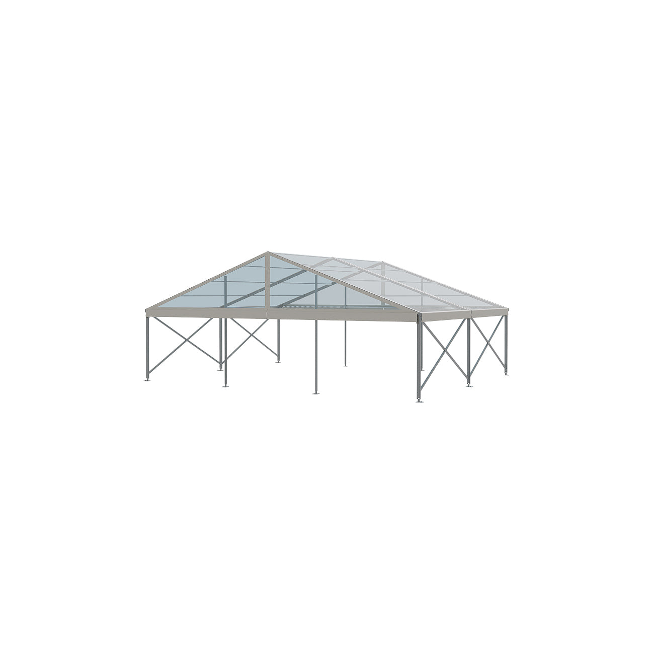 ES Series 122 Crest Tent 40x33 with Clear Roof