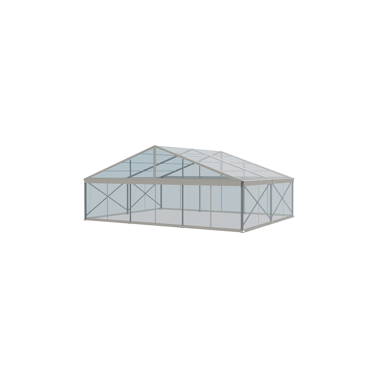 ES Series 122 Crest Tent 40x33 with Clear Roof and Clear Wall