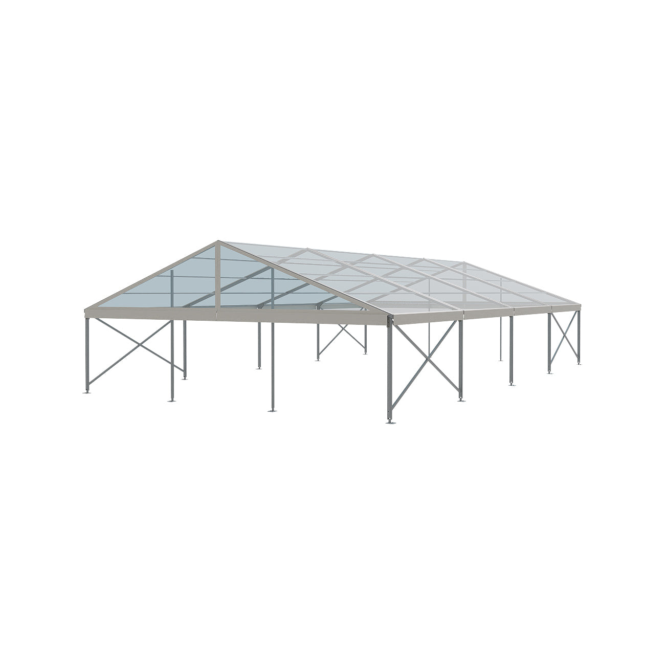ES Series 122 Crest Tent 40x66 with Clear Roof