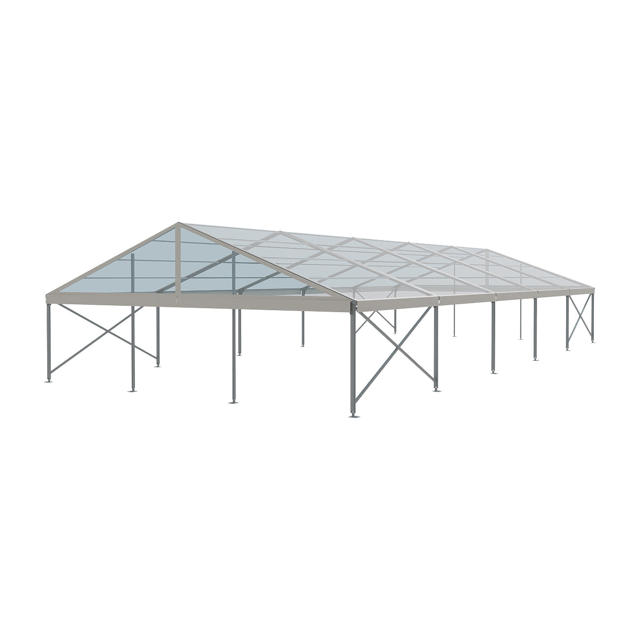 ES Series 122 Crest Tent 40x82 with Clear Roof