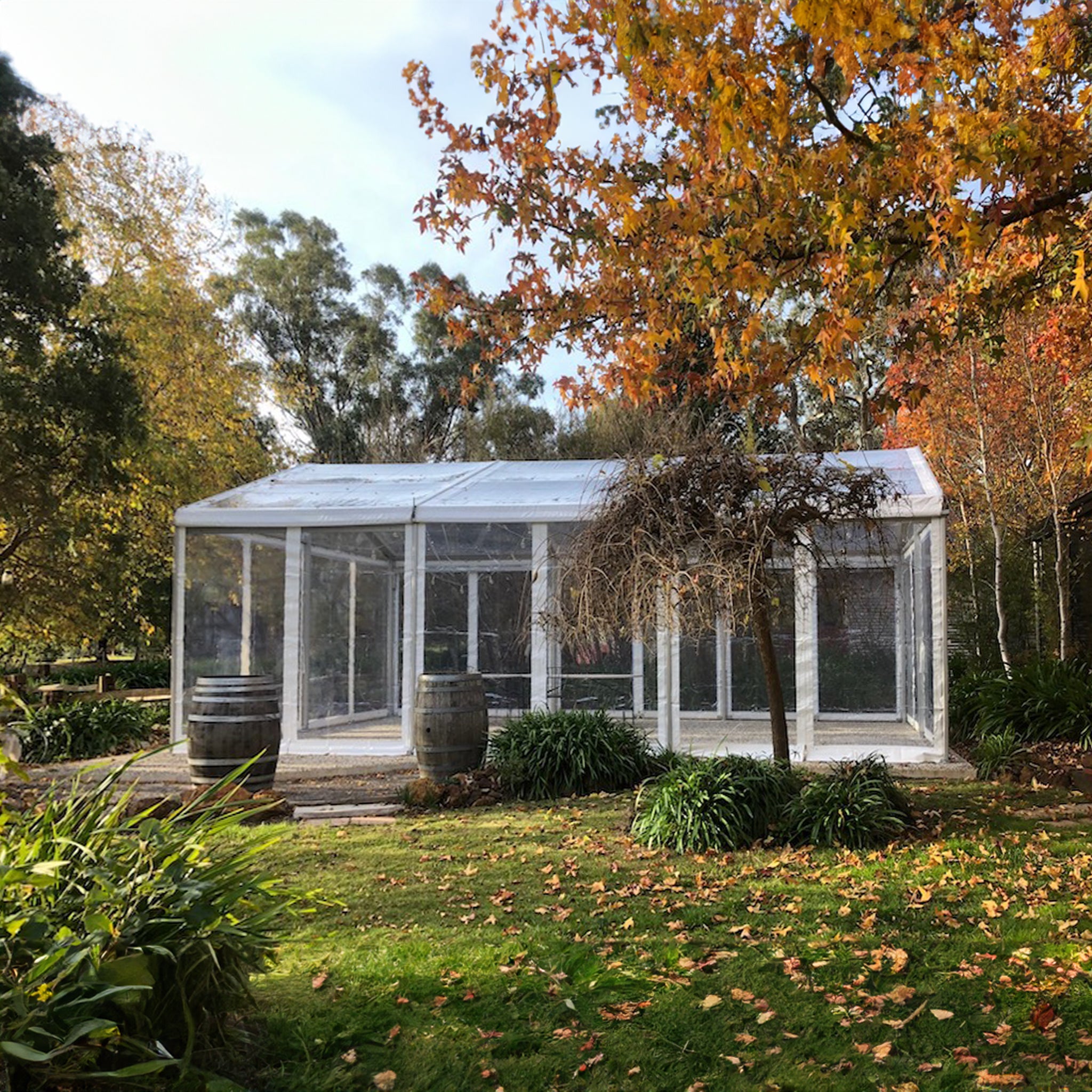 FD 26x20 Crest Tent Set up for Lazy Ballerina | Clear Span A Frame