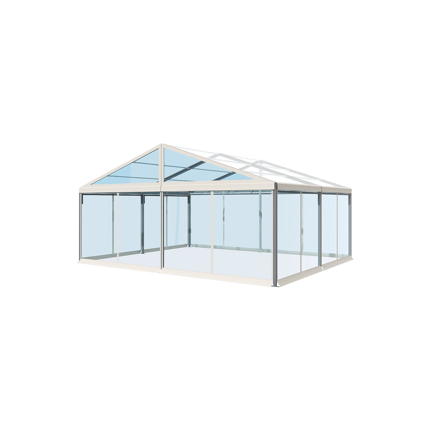 FD 26x20 Crest Tent with Clear Roof with Clear Wall | Clear Span A Frame