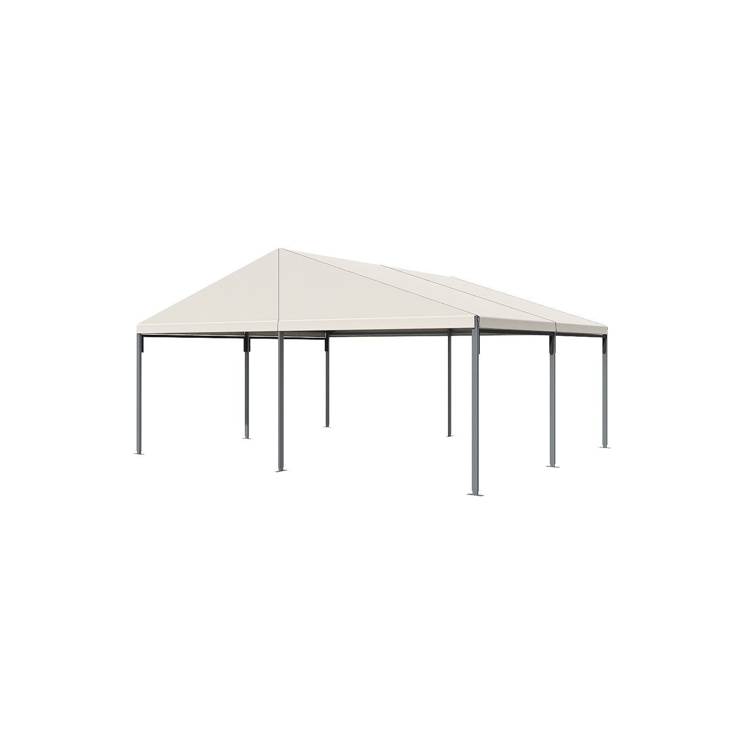 FD 26x20 White Roof Crest Tent | Clear Span A Frame