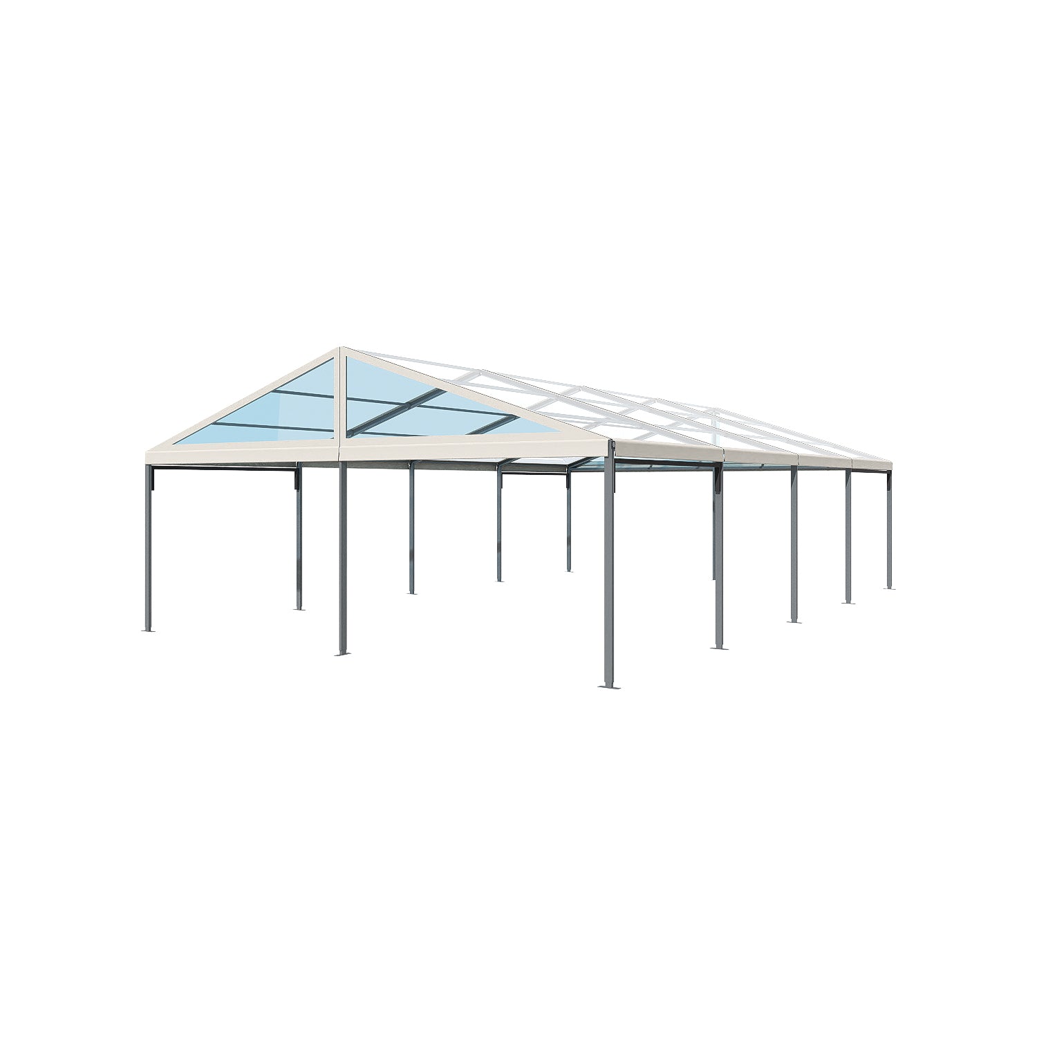 FD 26x40 Crest Tent with Clear Roof | Clear Span A Frame
