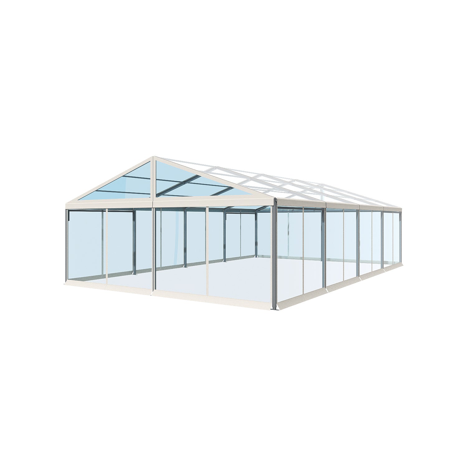 FD 26x40 Crest Tent with Clear Roof with Clear Wall | Clear Span A Frame