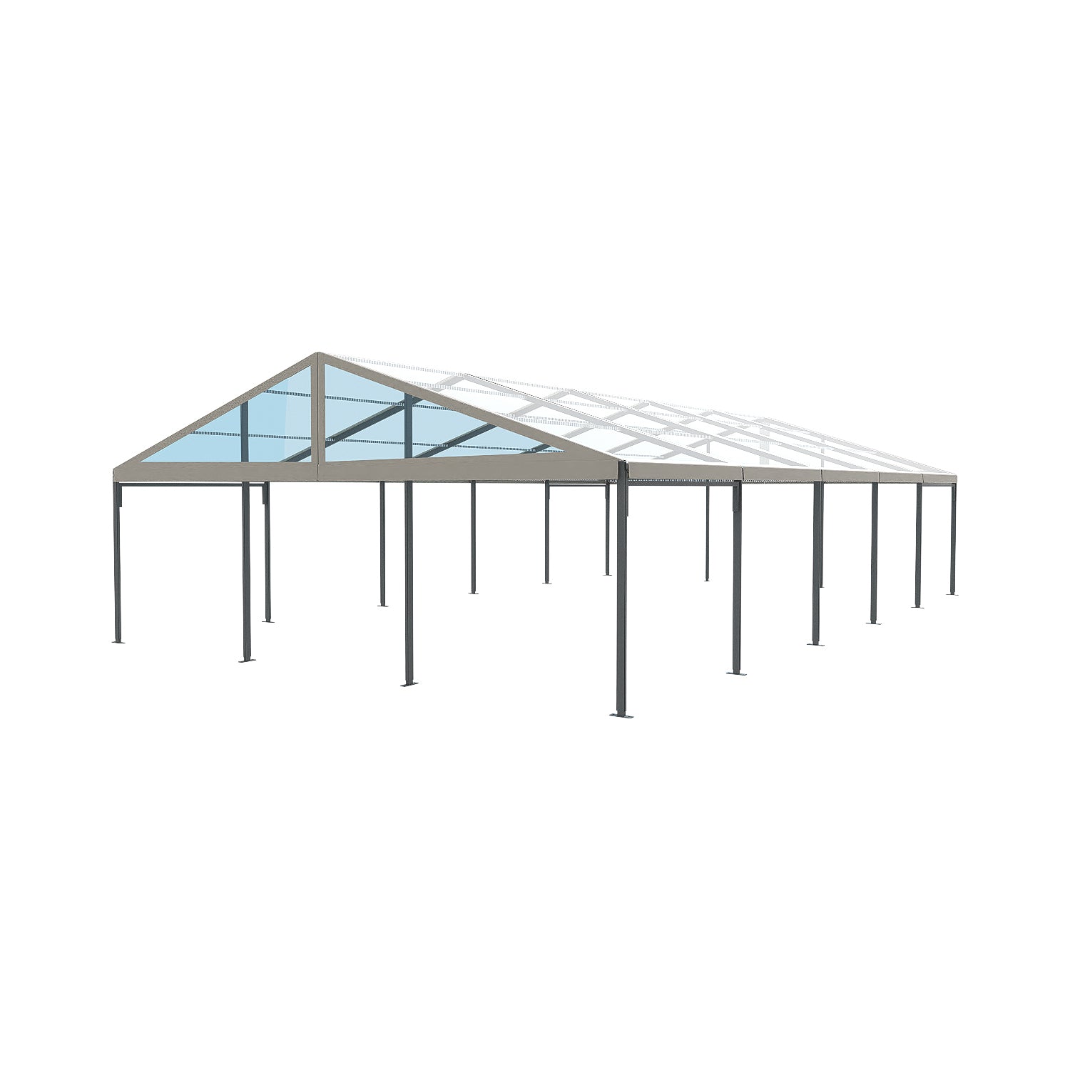 FD 30x50 Crest Tent with Clear Roof