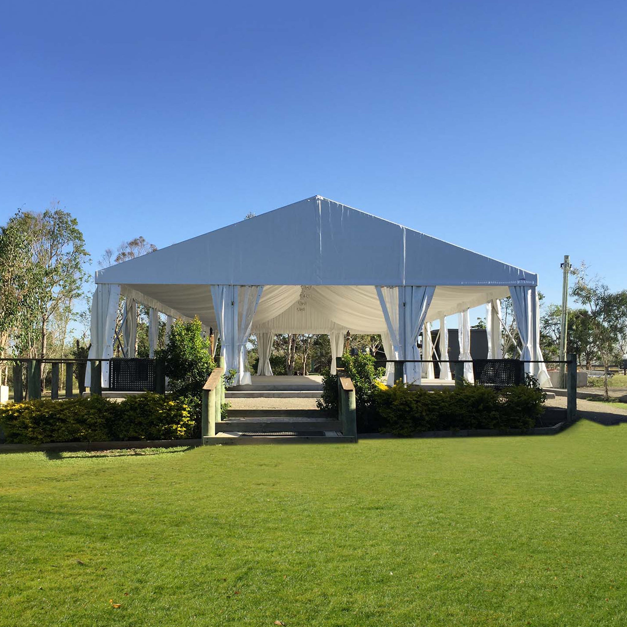 FD Series 100 Crest Tent set up for Rockhampton