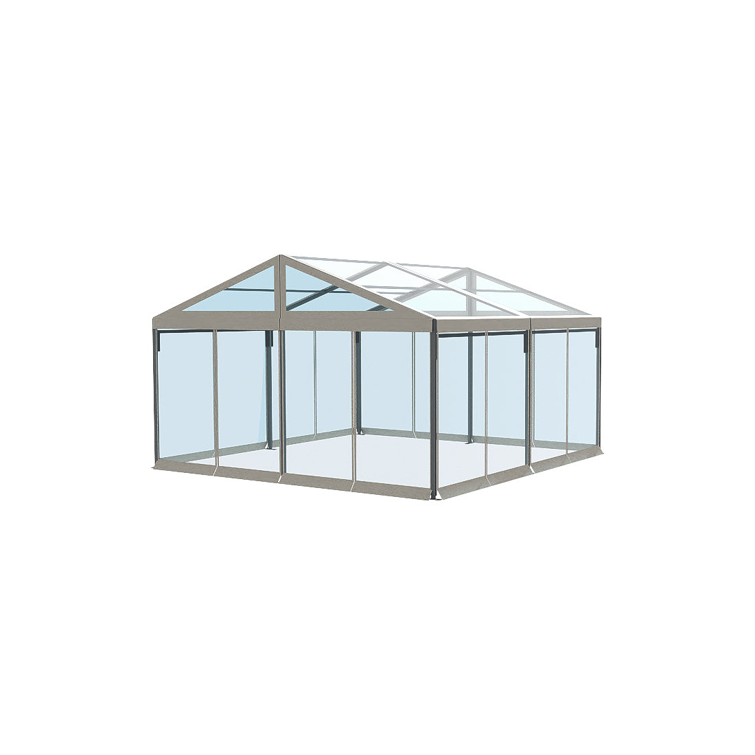 FS 20x20 Crest Clear Spam Tent Clear Roof with Clear Wall