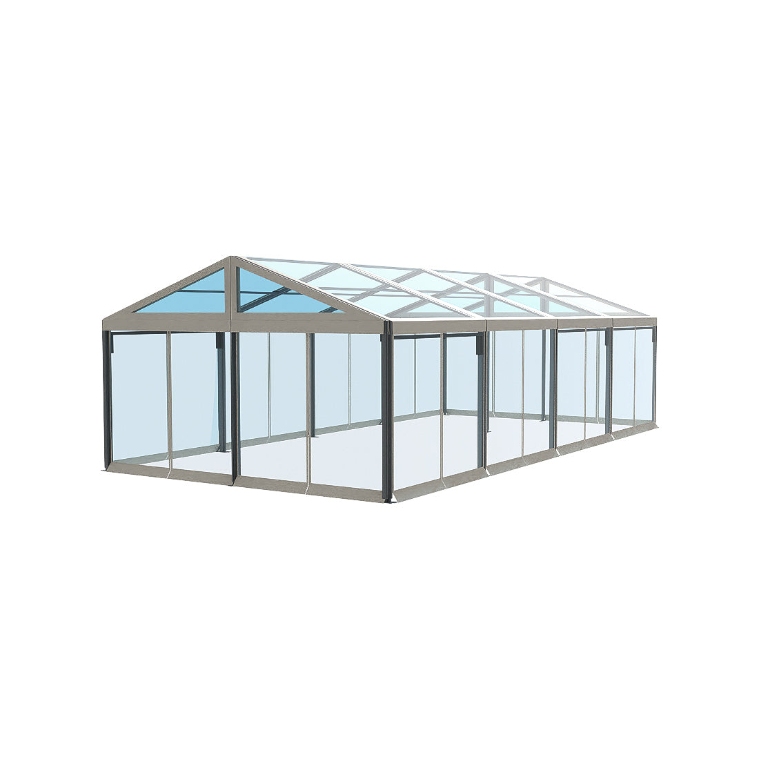 FS 20x20 Crest Clear Spam Tent with Clear Roof and Clear Wall