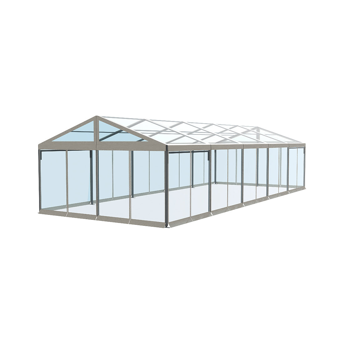 FS 20x50 Crest Clear Spam Tent with Clear Roof and Clear Wall