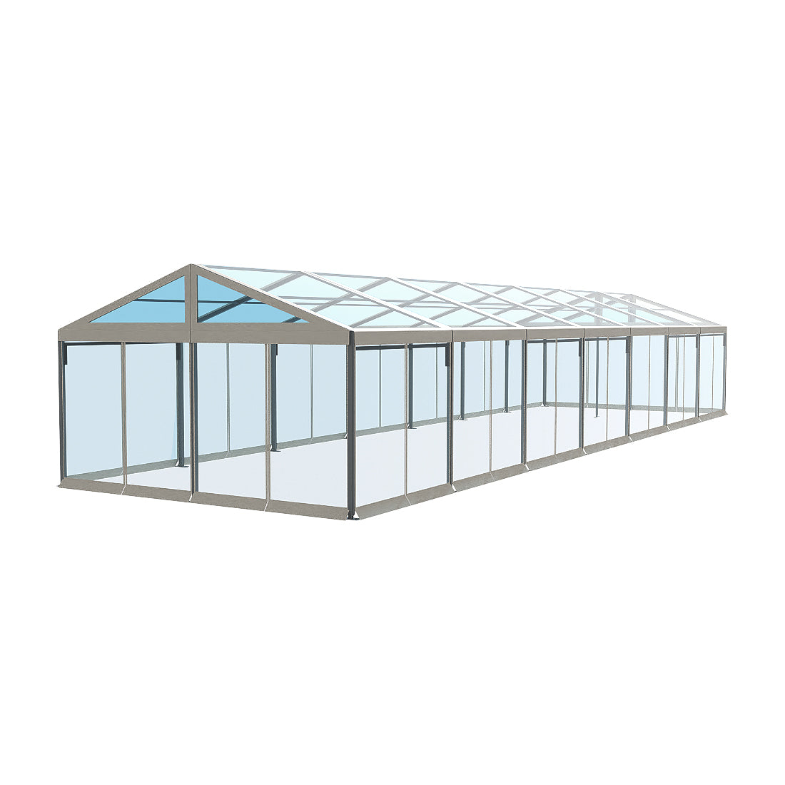 FS 20x70 Crest Clear Spam Tent with Clear Roof and Clear Wall