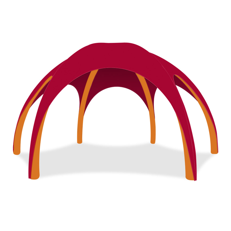 26ft Red Gamma High-Pressure Inflatable Tent in Orange Frame