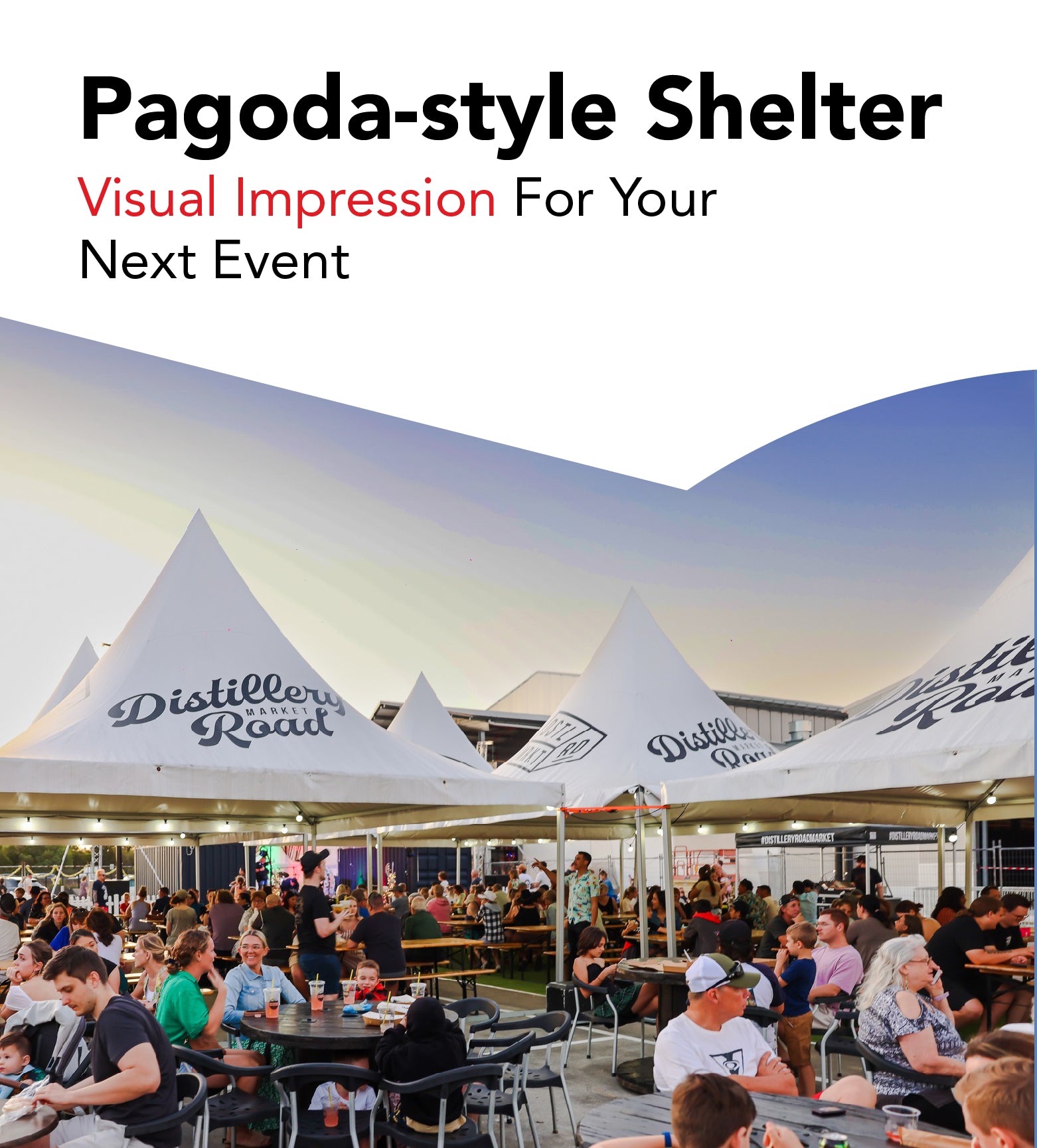 Extreme Canopy Pagoda shelter for your next outdoor event.