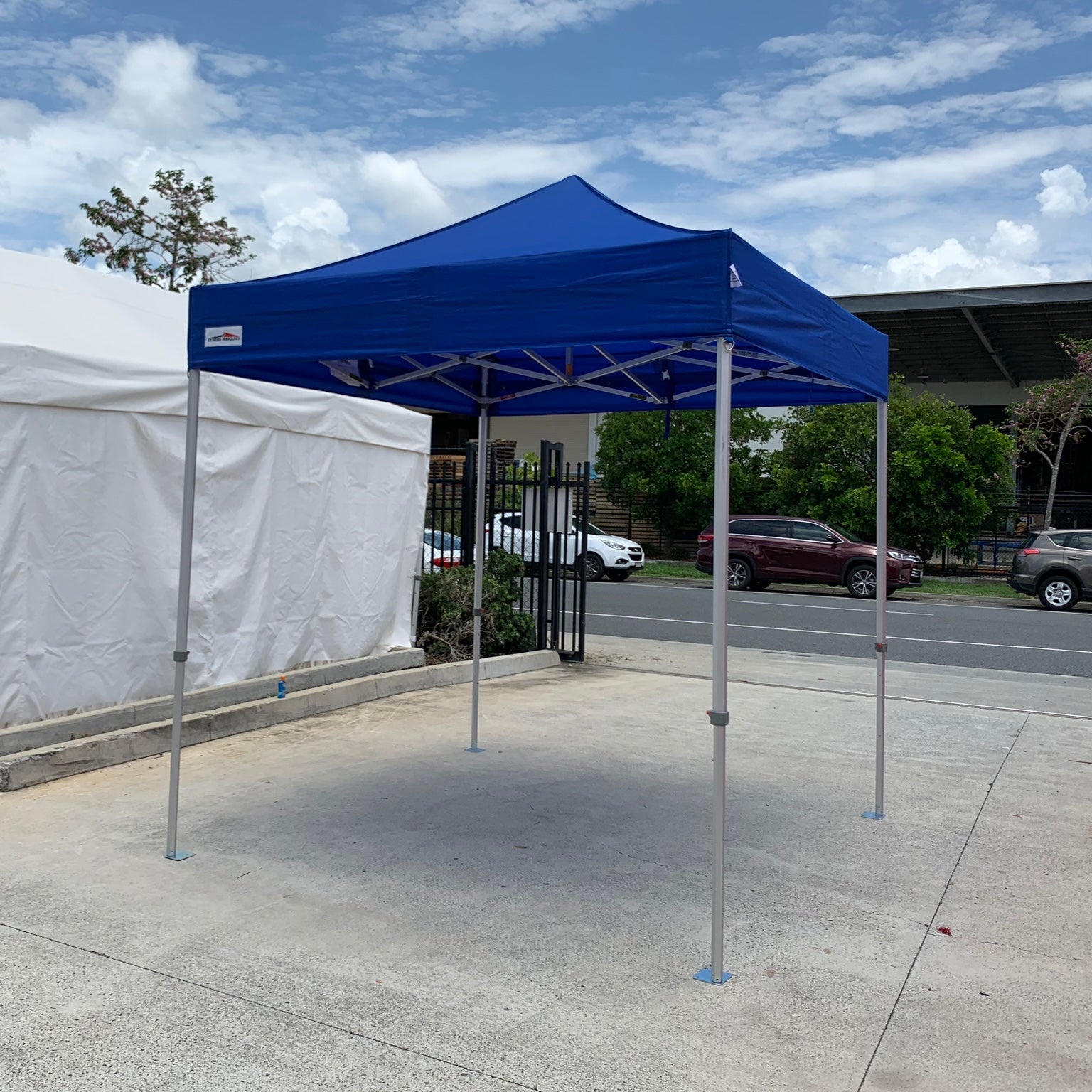 X6 velocity high strength 8' x 8' canopy tent in blue