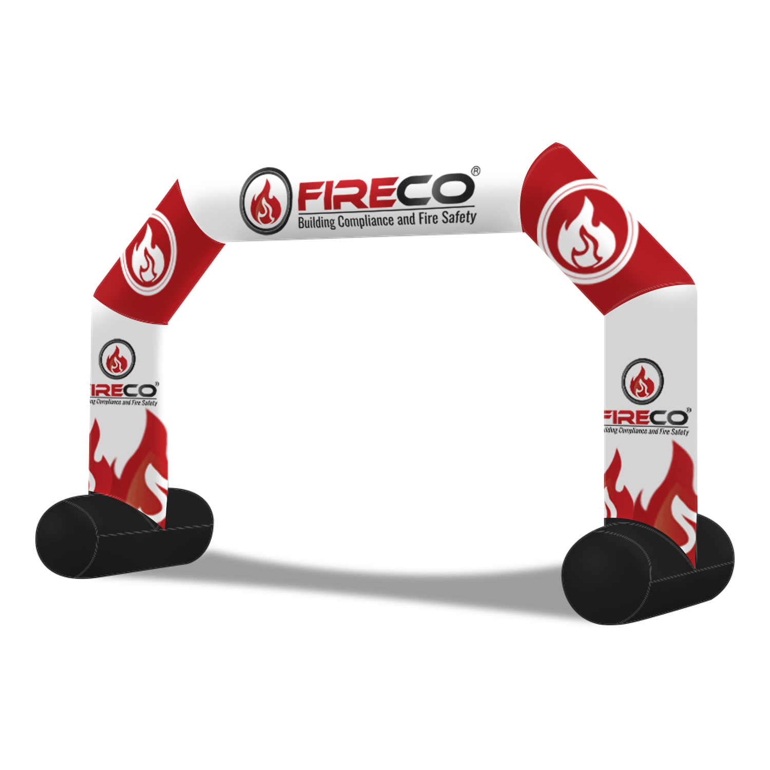 custom printed inflatable chamfer arch - Extreme Canopy