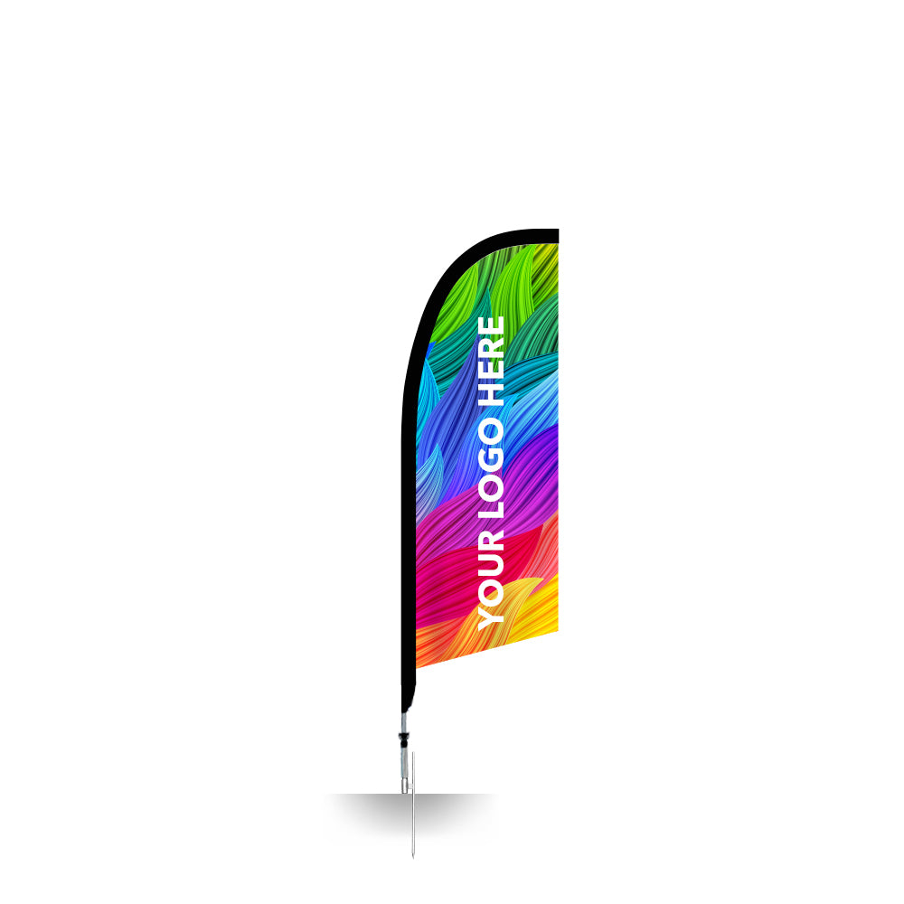 Medium size custom printed feather flag banners - Extreme Marquees